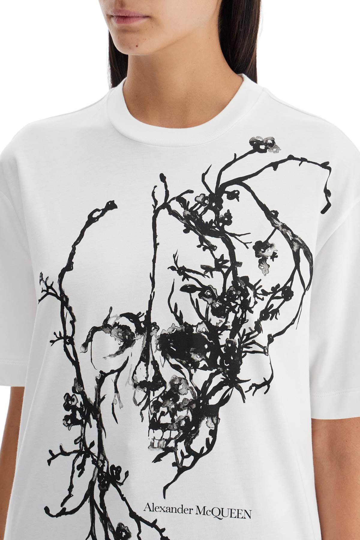 ALEXANDER MCQUEEN "oversized cherry blossom