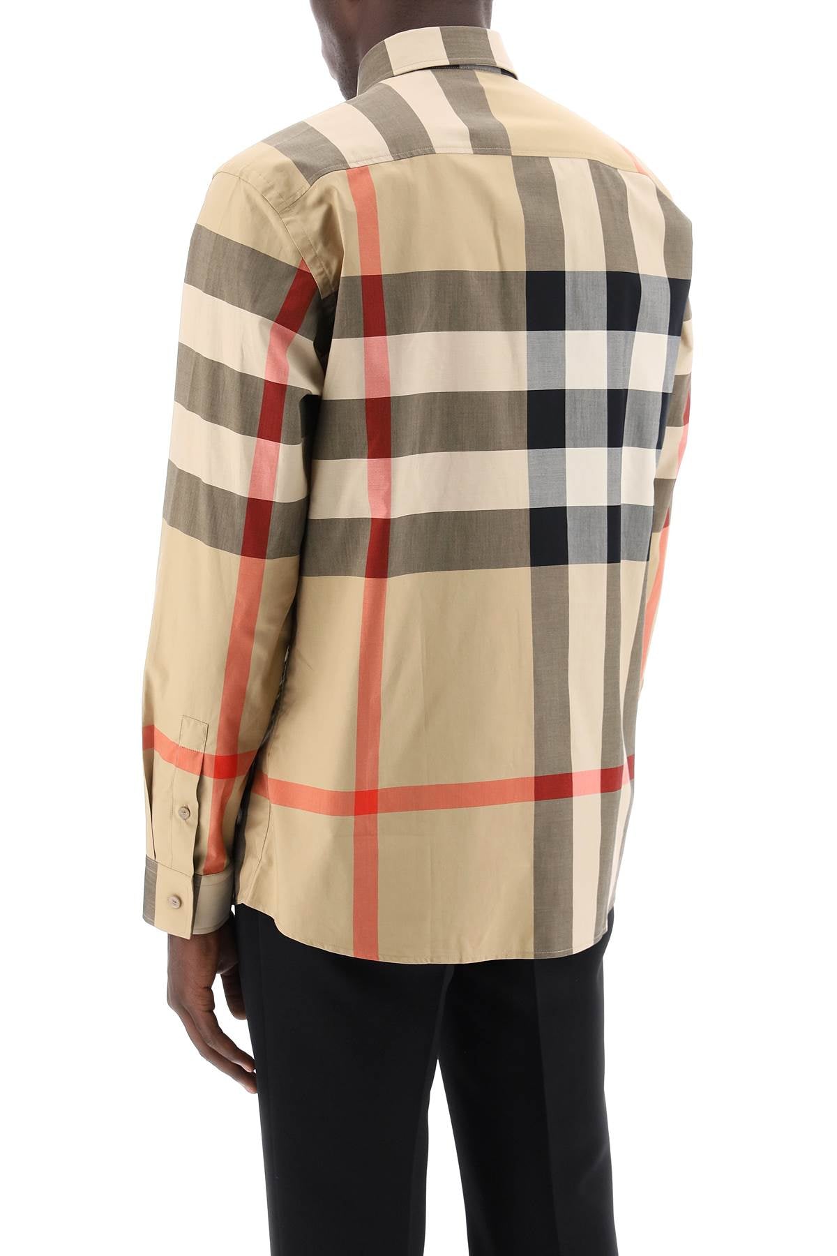 BURBERRY long sleeve summerton shirt