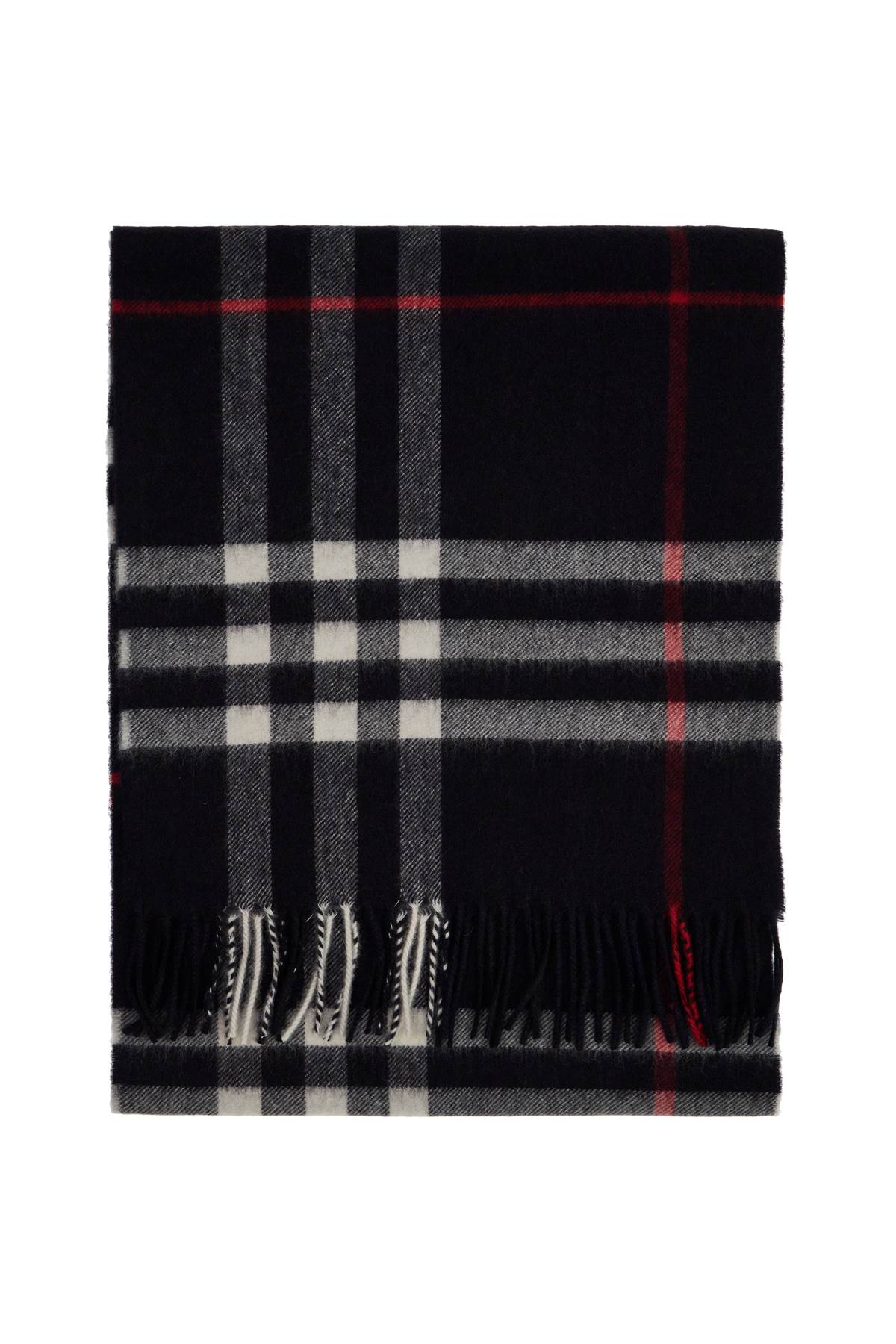 BURBERRY check cashmere scarf