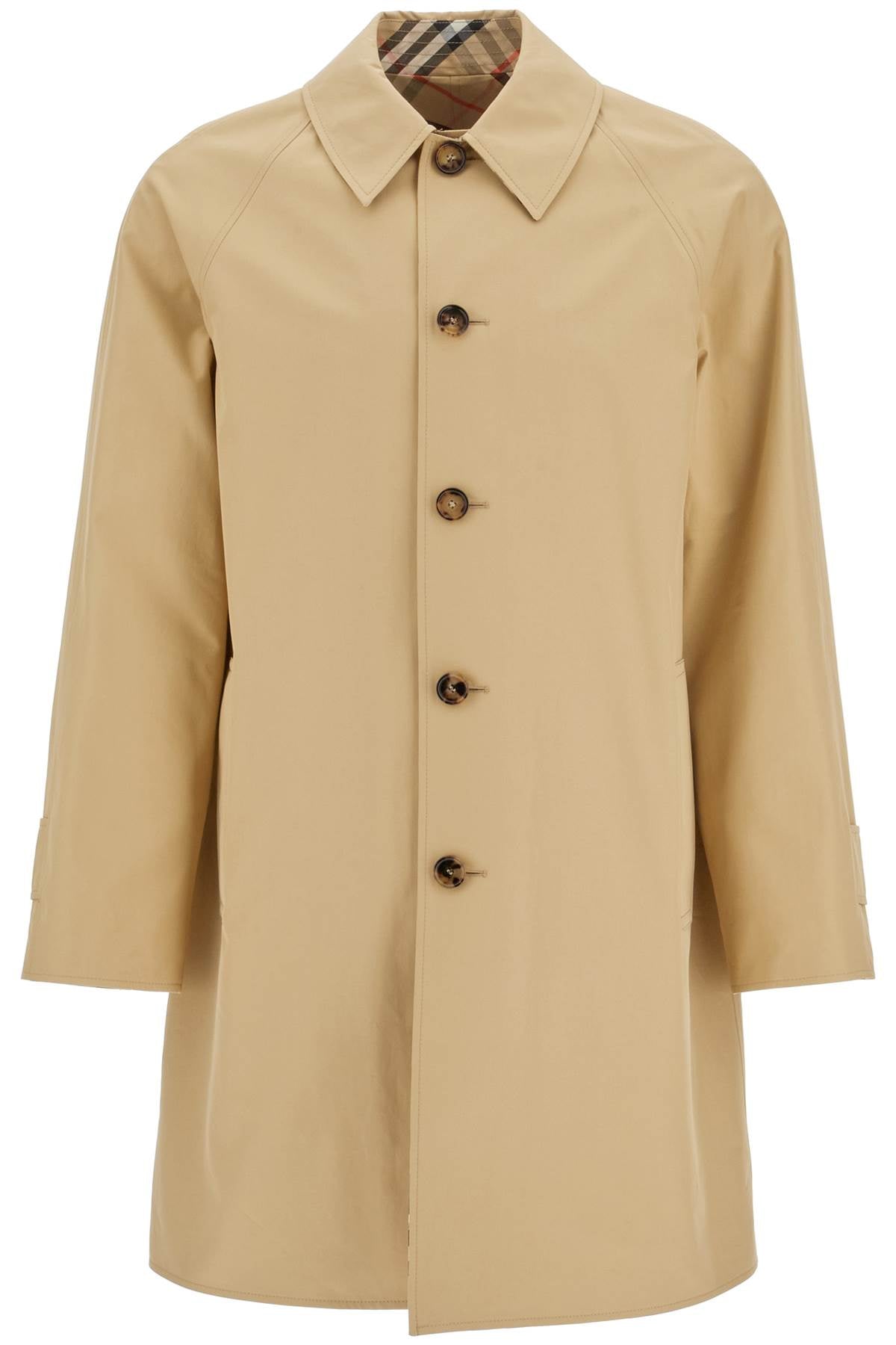 BURBERRY reversible gabardine car coat