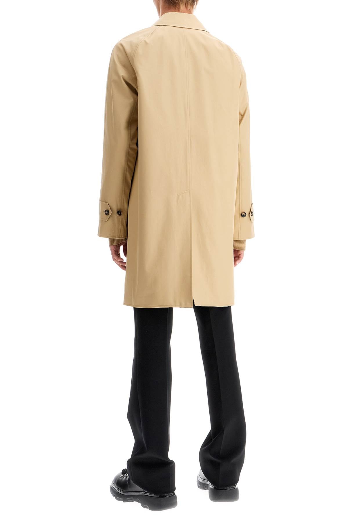 BURBERRY reversible gabardine car coat