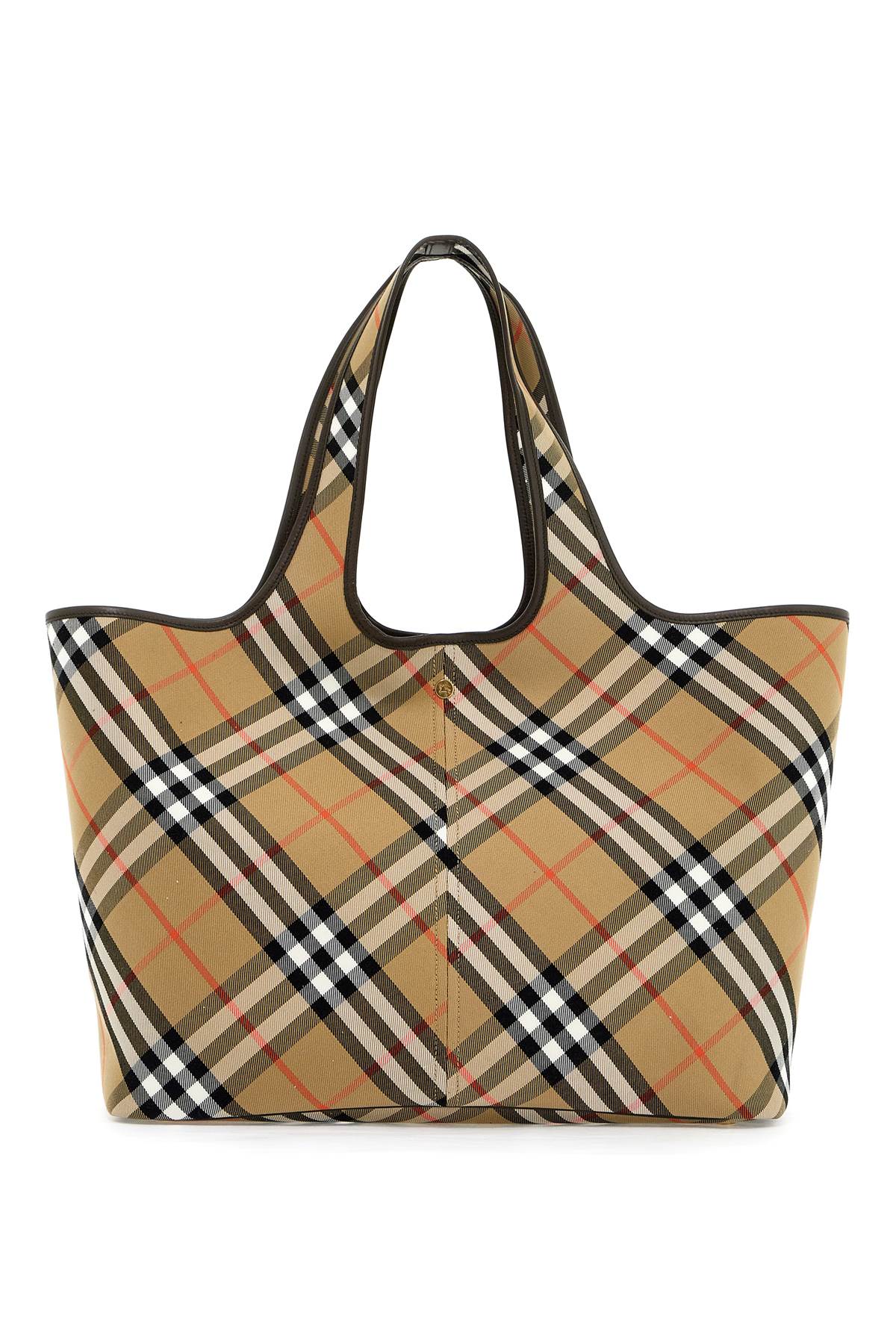 BURBERRY ered\n\nmedium checkered tote