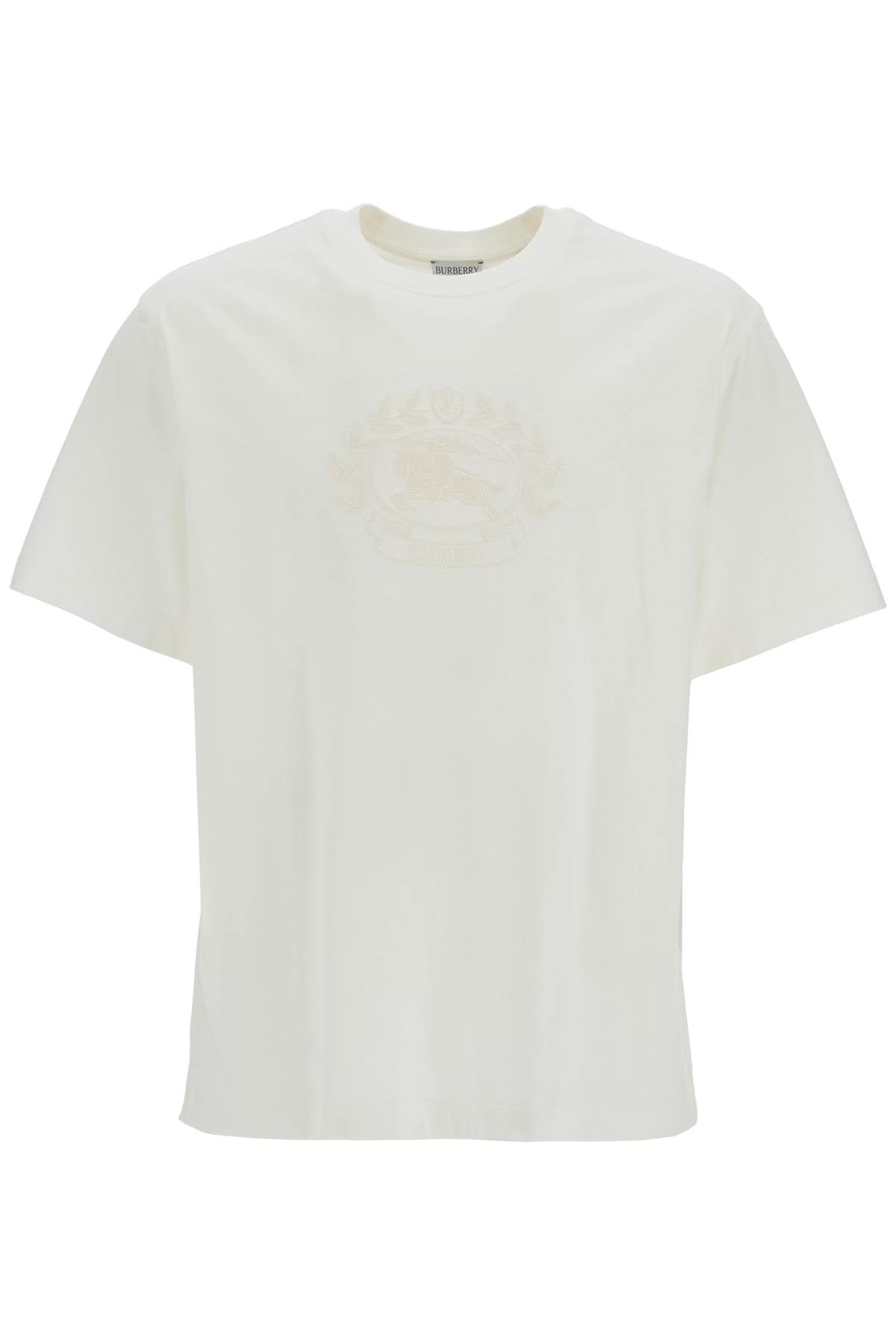 BURBERRY "ekd embroidered t-shirt