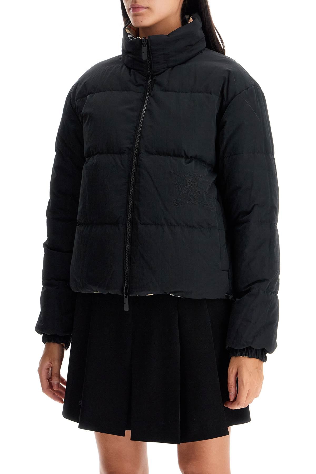 BURBERRY short reversible down jacket