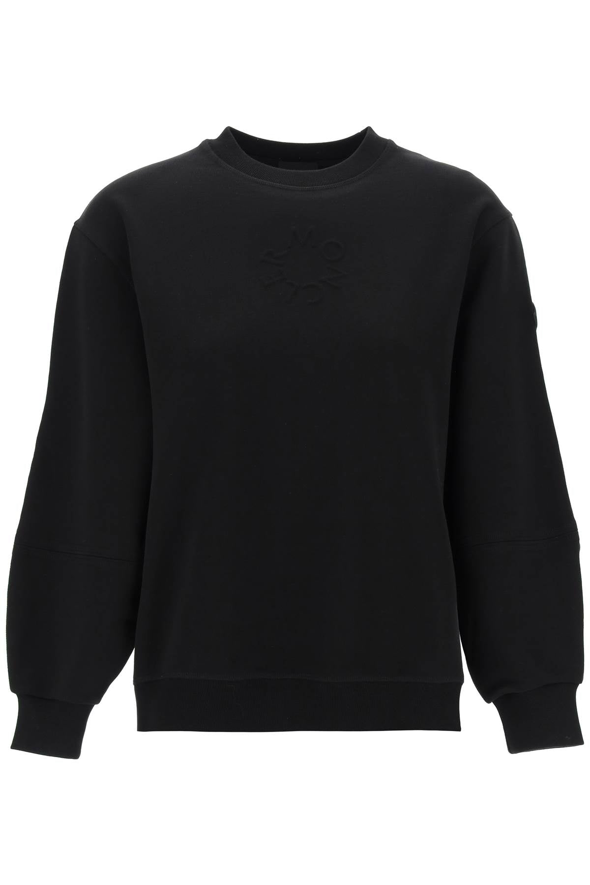 MONCLER crewneck sweatshirt with emb