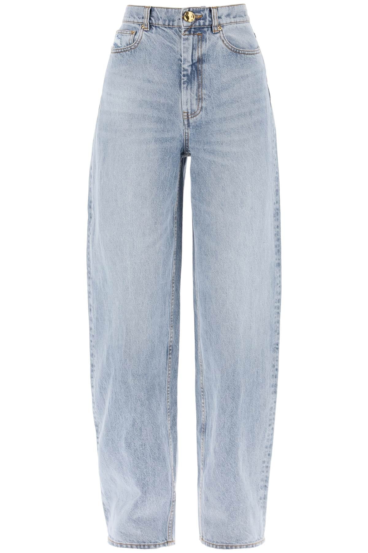 ZIMMERMANN "curved leg natural jeans for