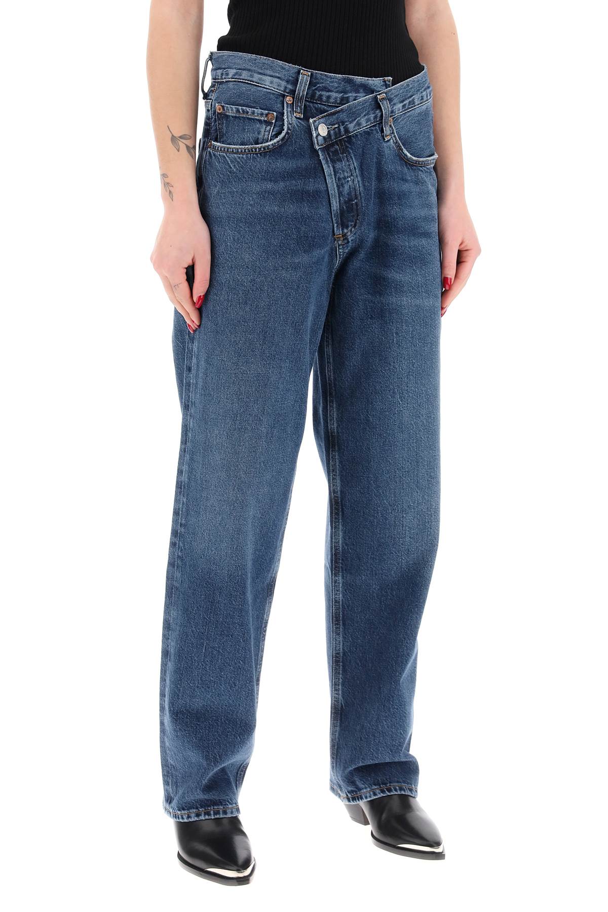 AGOLDE criss cross jeans