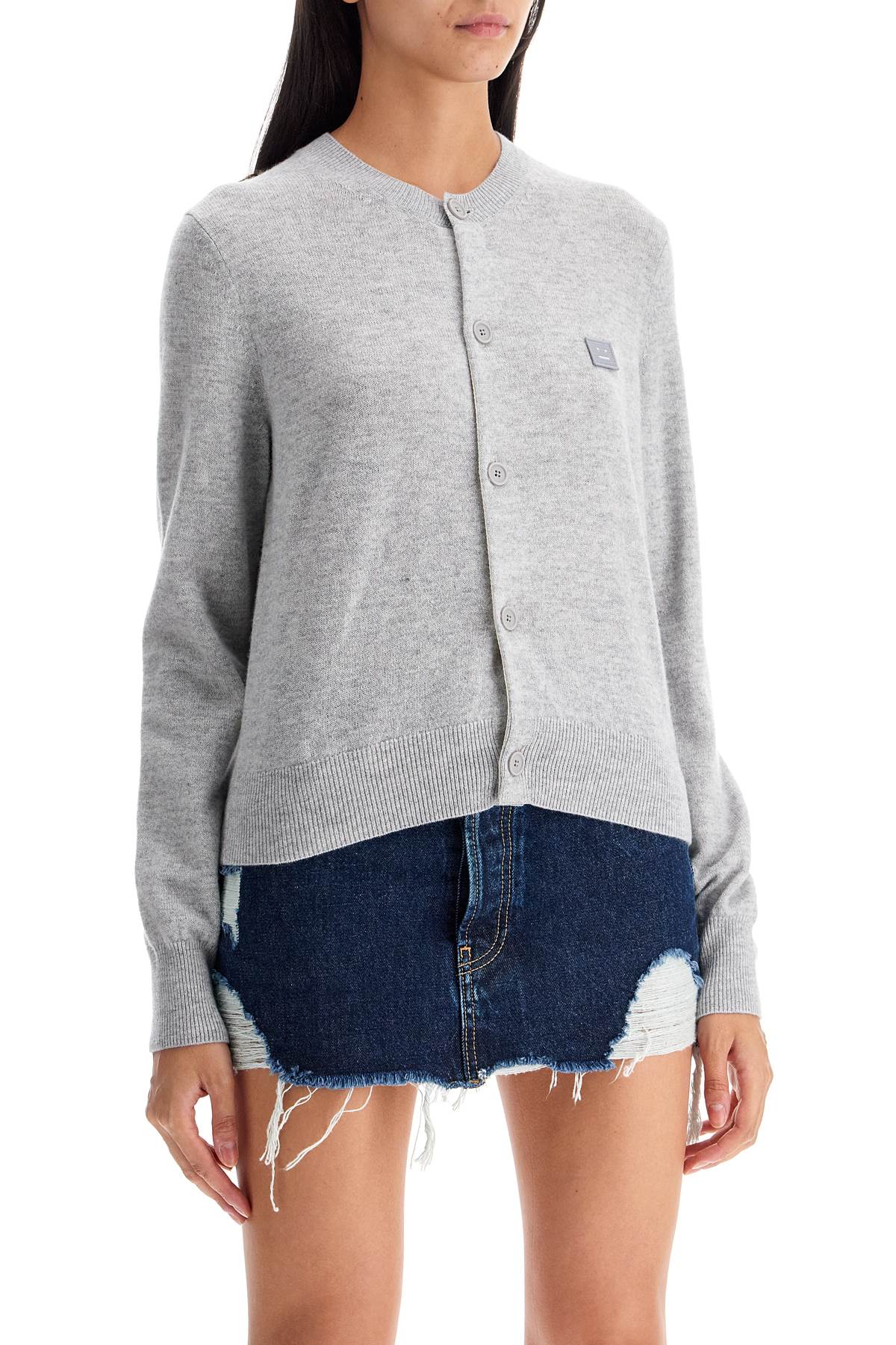 ACNE STUDIOS wool crewneck cardigan