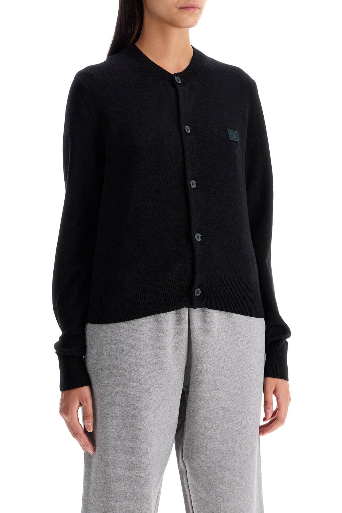 ACNE STUDIOS wool crewneck cardigan