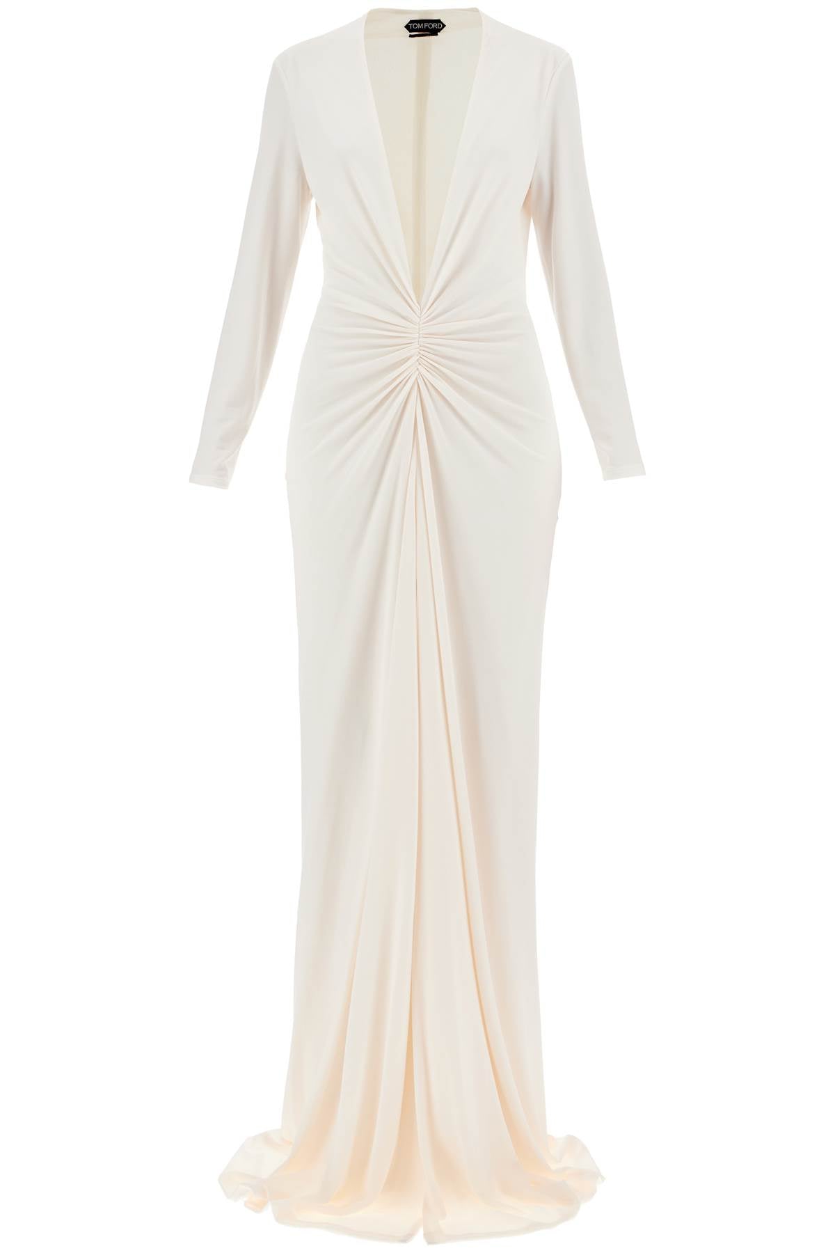 TOM FORD long stretch jersey evening dress