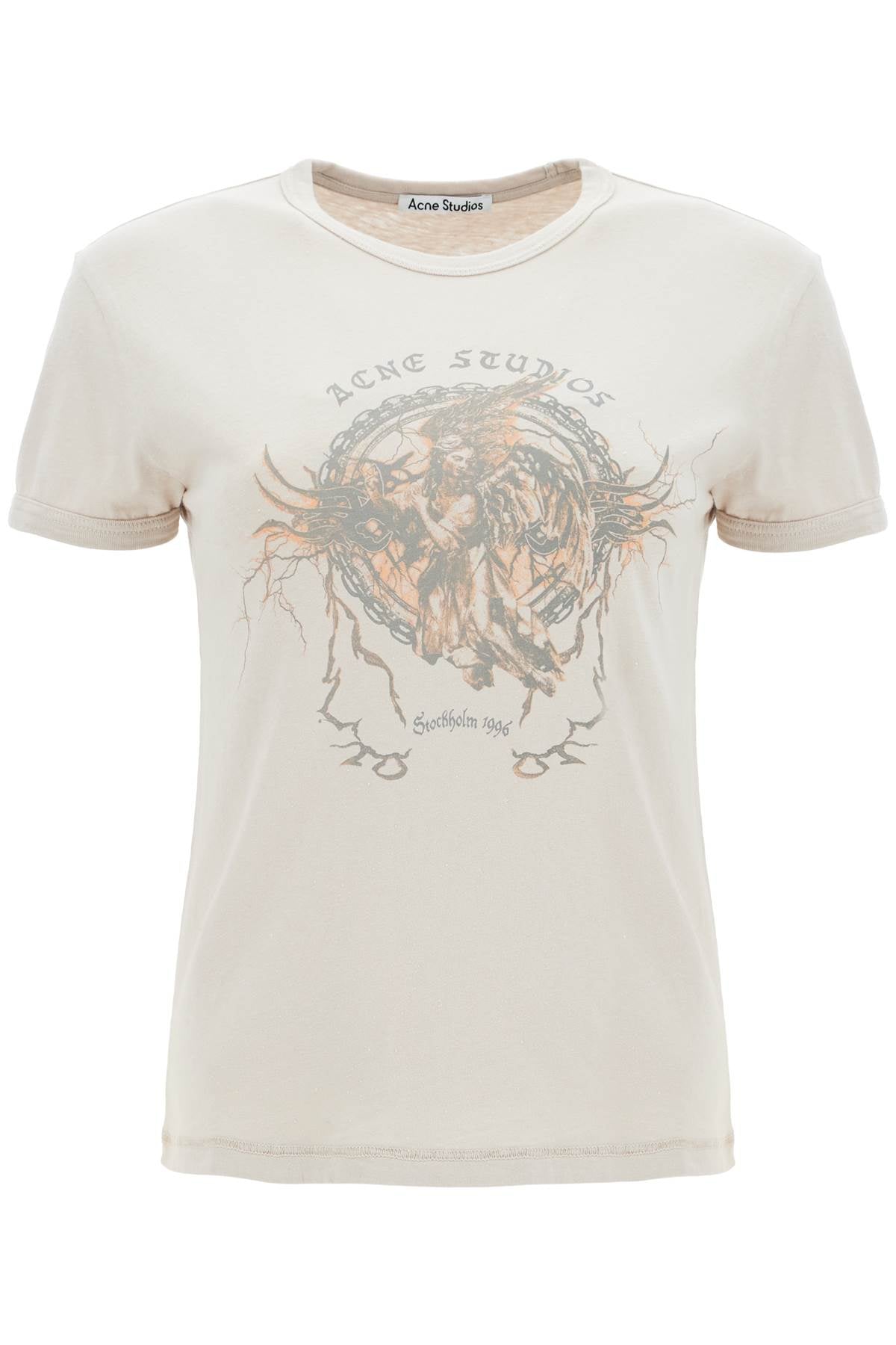 ACNE STUDIOS printed slim fit t-shirt