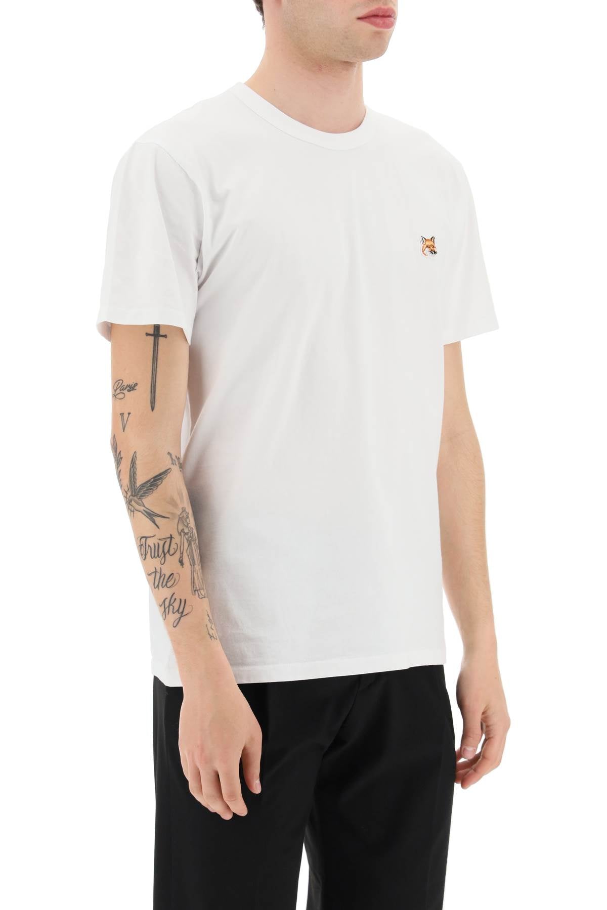 MAISON KITSUNE fox head t-shirt