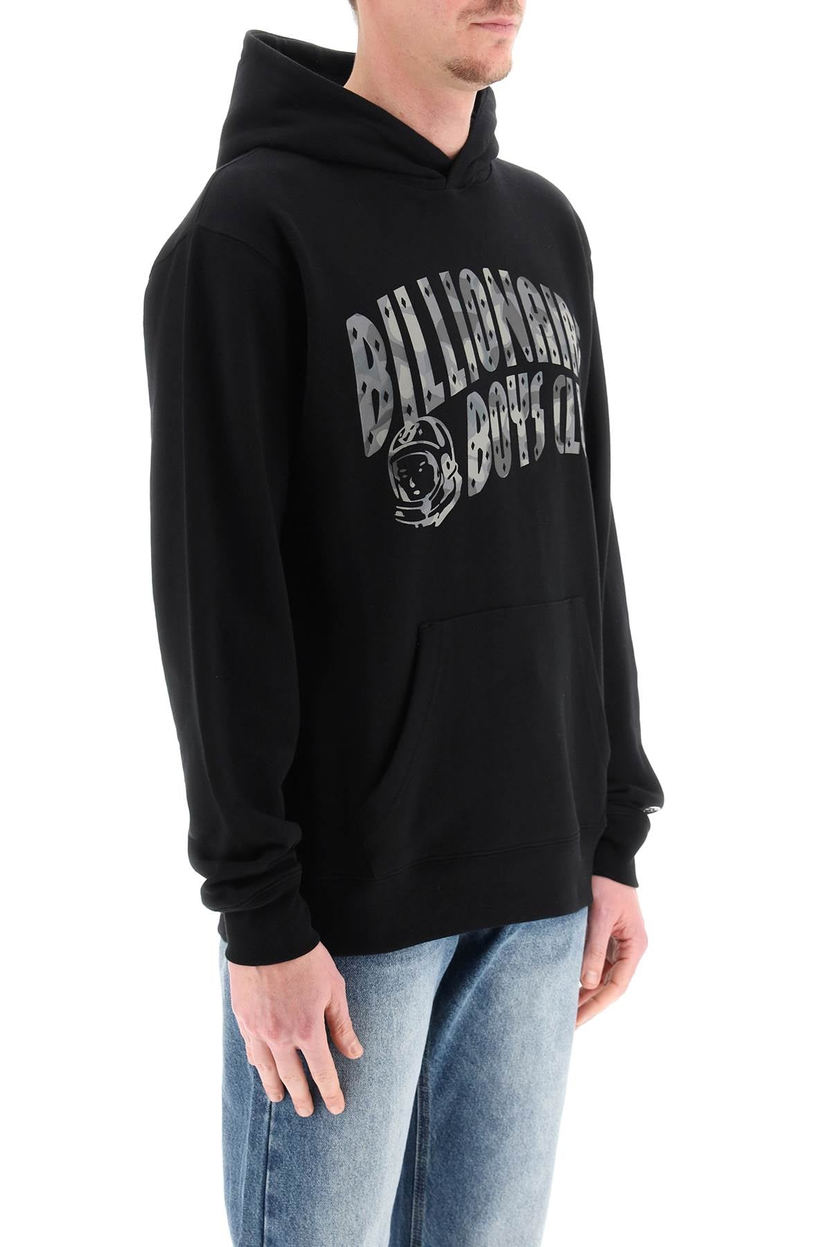 BILLIONAIRE BOYS CLUB 'camo arch logo popover hood' hoodie