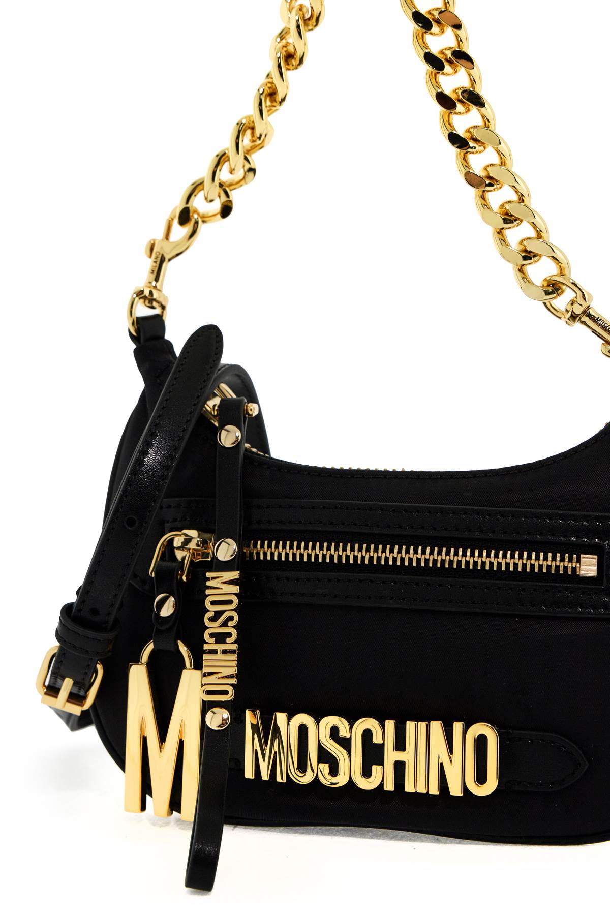 MOSCHINO mini shoulder bag with strap