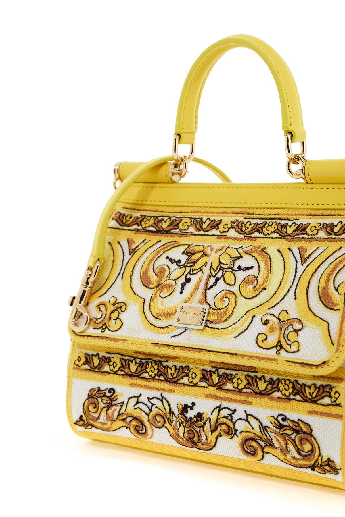 DOLCE & GABBANA medium sicily handbag with maiolica embroidery