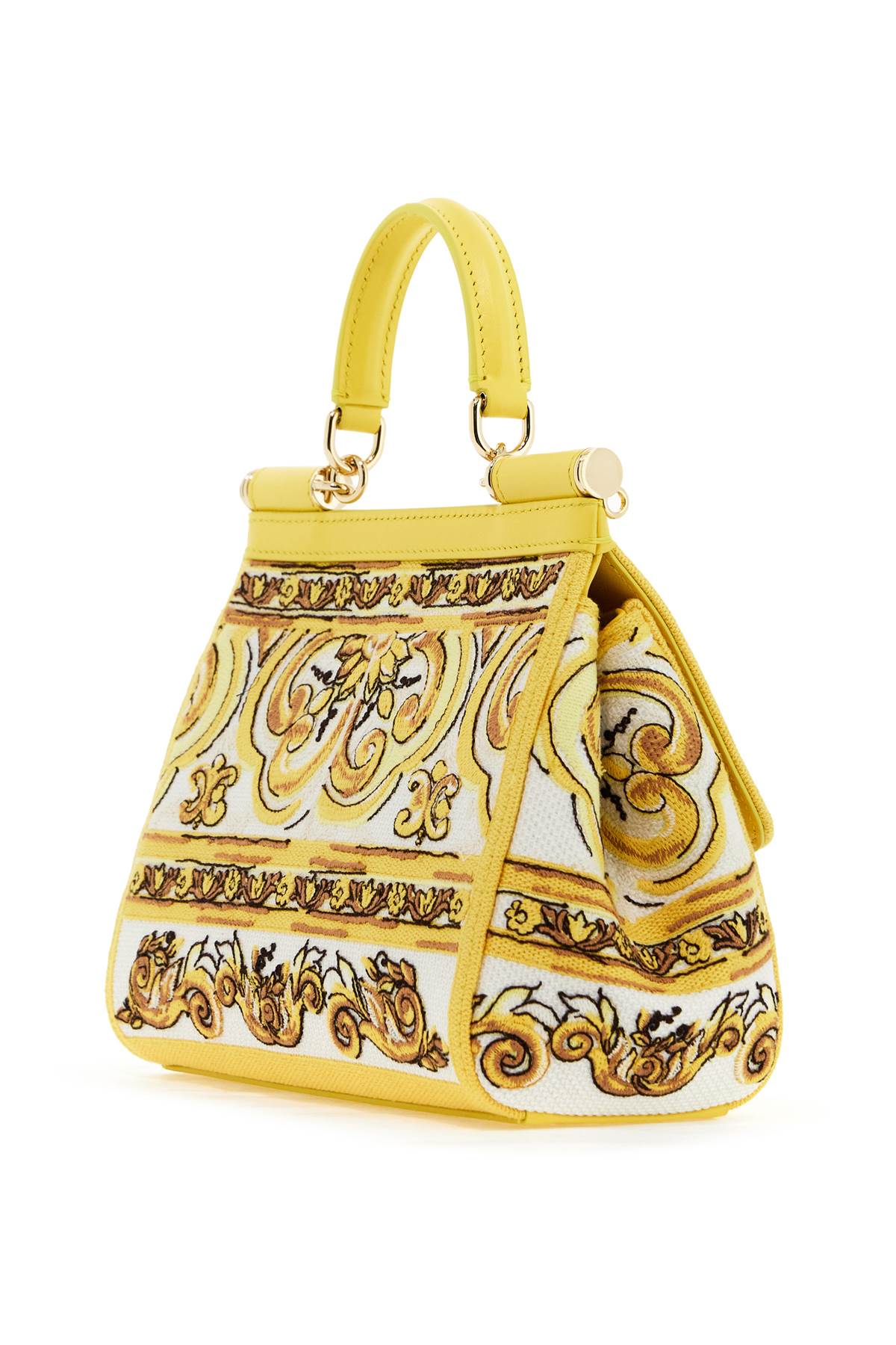 DOLCE & GABBANA medium sicily handbag with maiolica embroidery