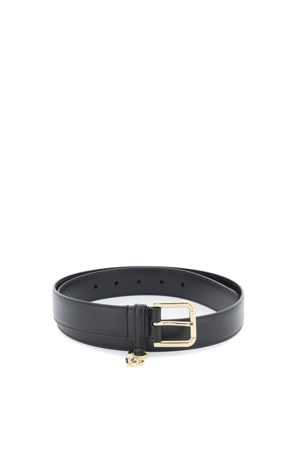 DOLCE & GABBANA belt with charm logo