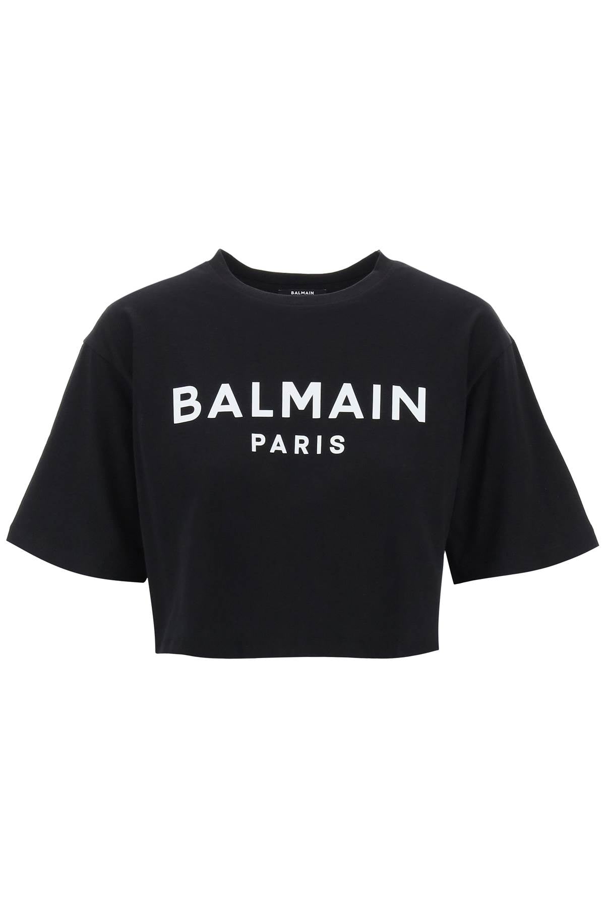 BALMAIN logo print boxy t-shirt