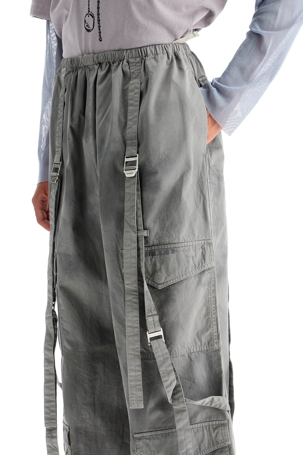 ACNE STUDIOS dyed effect cargo pants