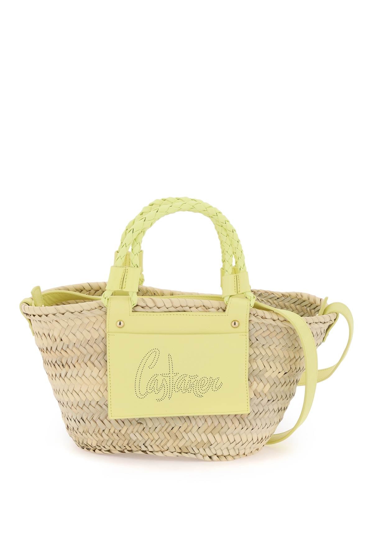 CASTANER raffia basket bag for