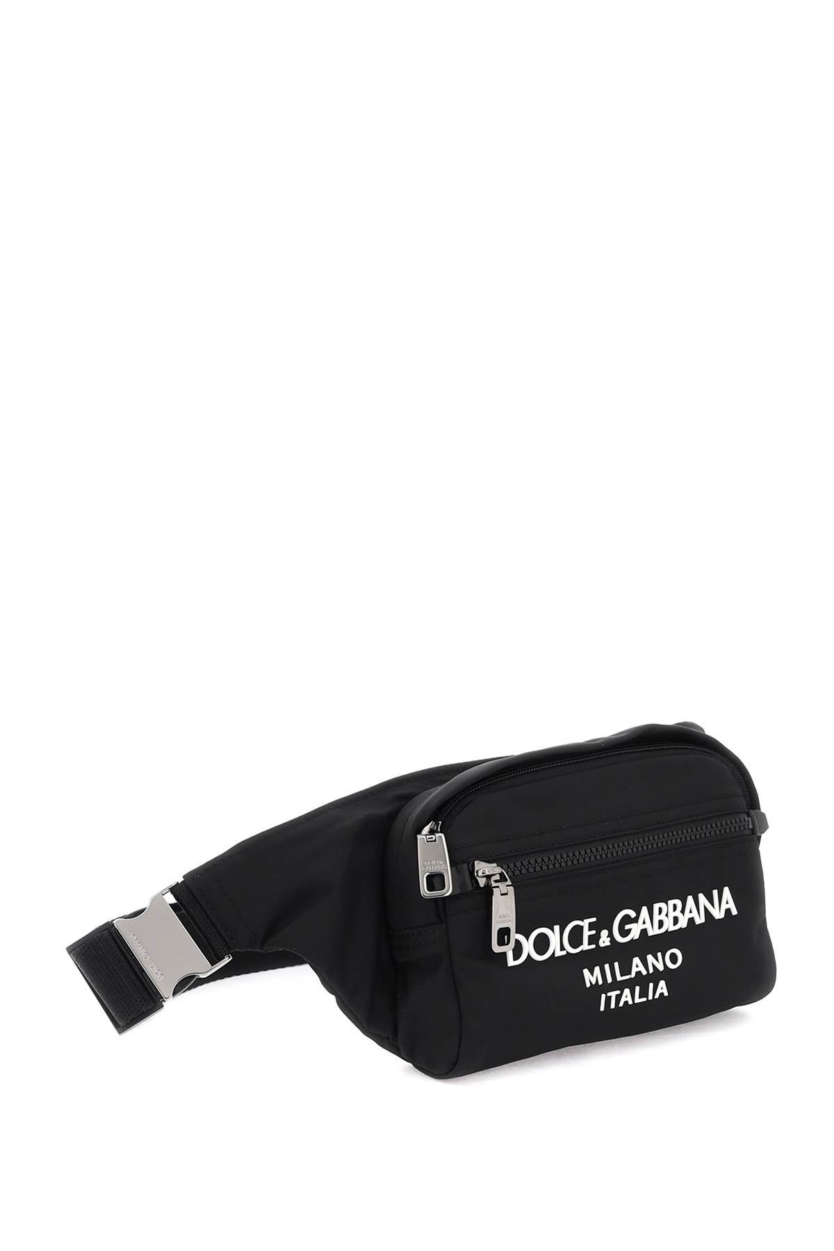 DOLCE & GABBANA nylon beltpack bag with logo