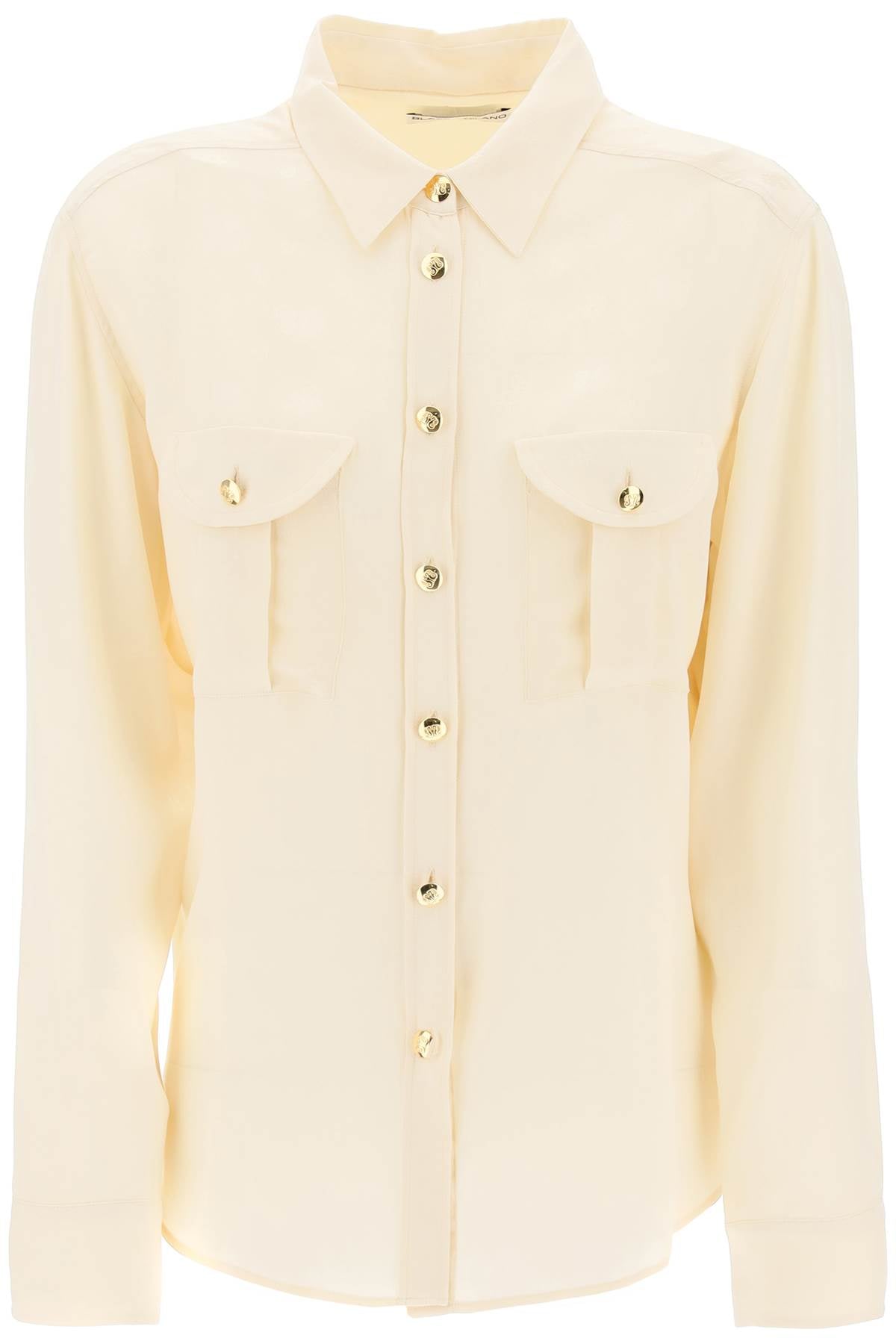 BLAZE MILANO faverolles jacquard crepe shirt