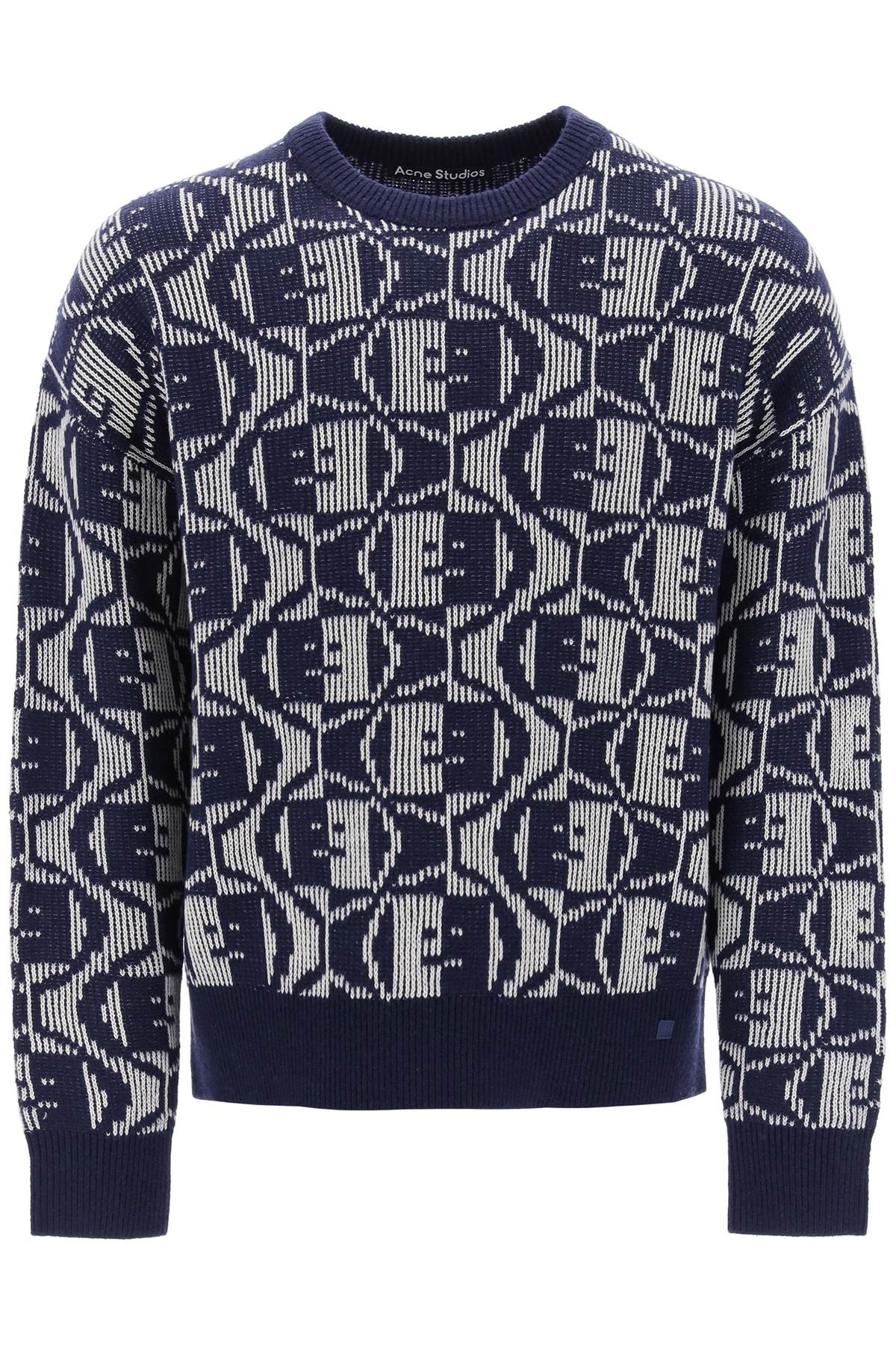 ACNE STUDIOS crewneck jacquard face