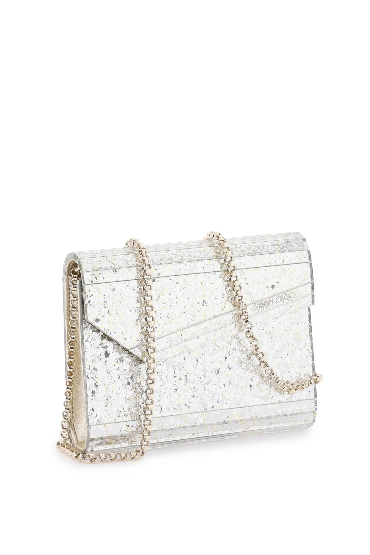 JIMMY CHOO candy glittered clutch