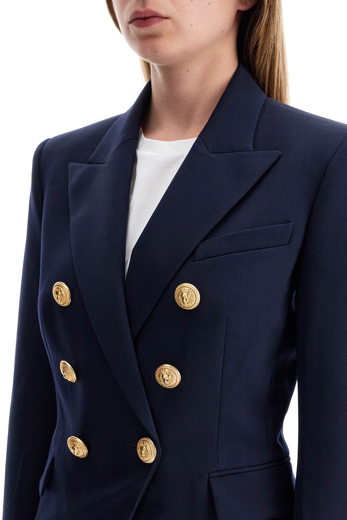 BALMAIN "6-button grain de poudre jacket