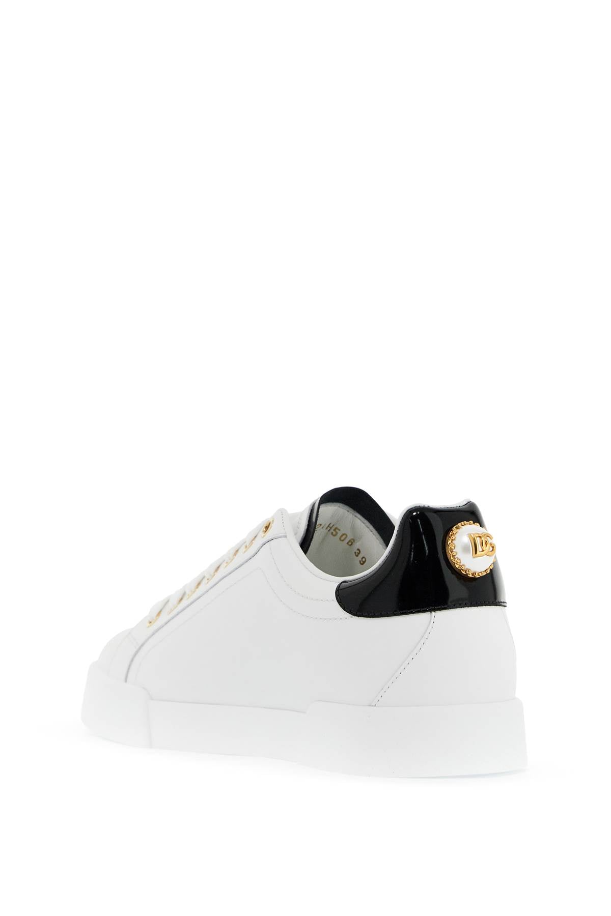 DOLCE & GABBANA portofino sneakers with pearl