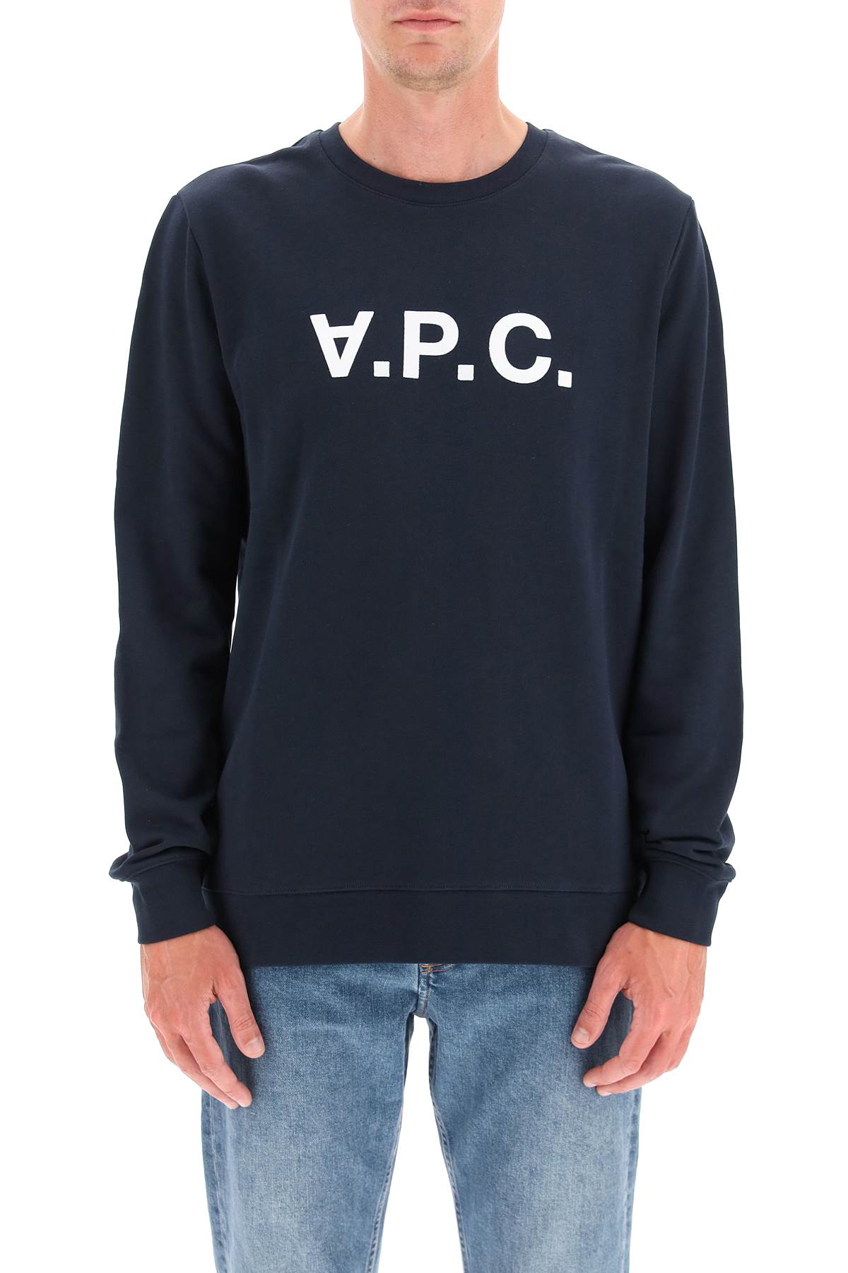 A.P.C. flock v.p.c. logo sweatshirt