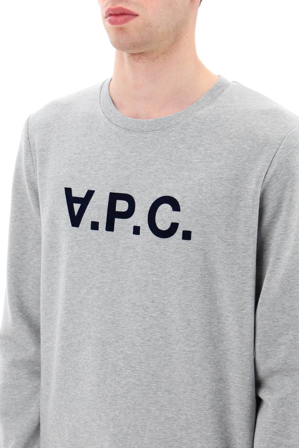 A.P.C. flock v.p.c. logo sweatshirt