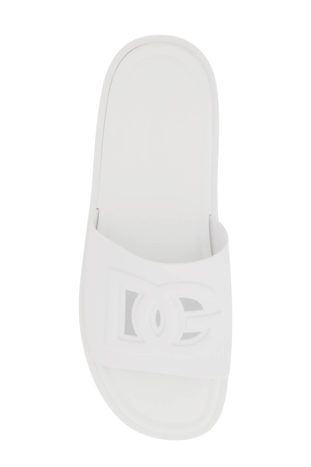 DOLCE & GABBANA dg rubber slides