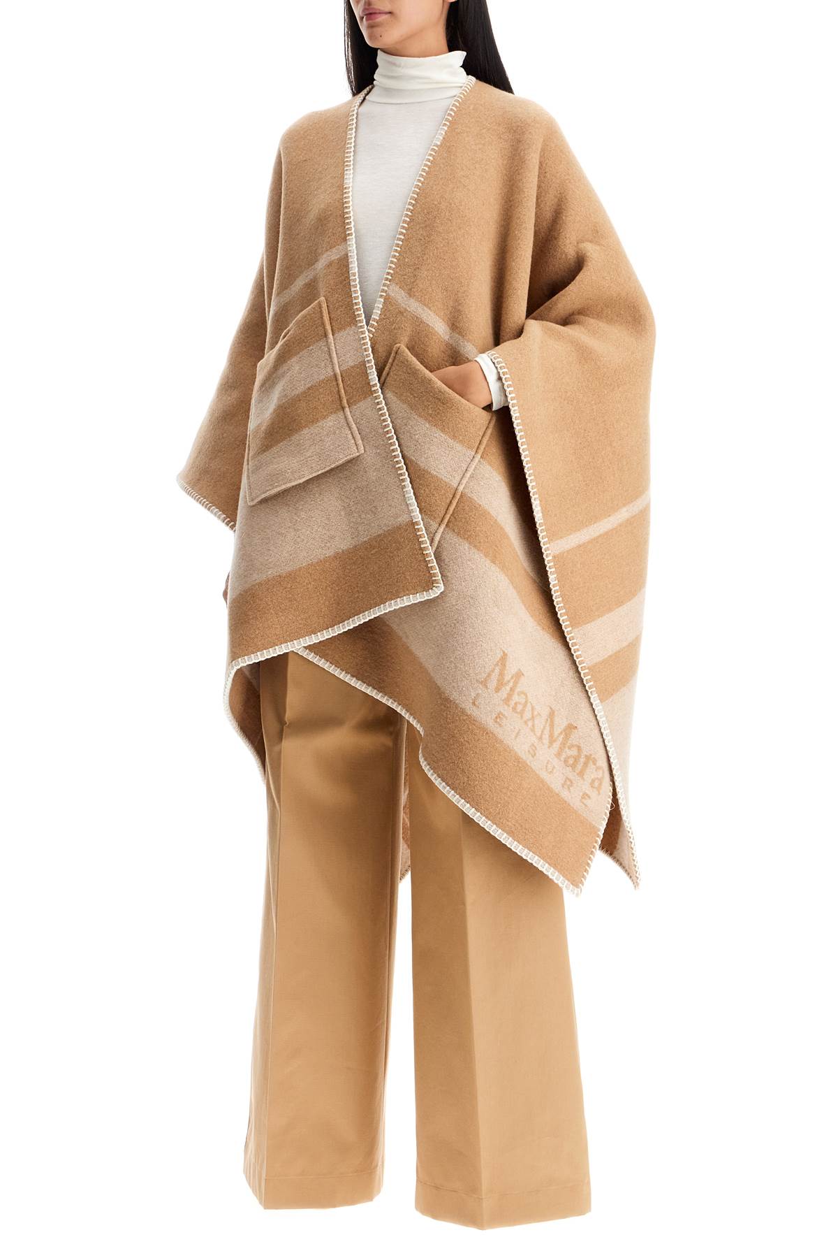 MAX MARA LEISURE reversible deremi cape