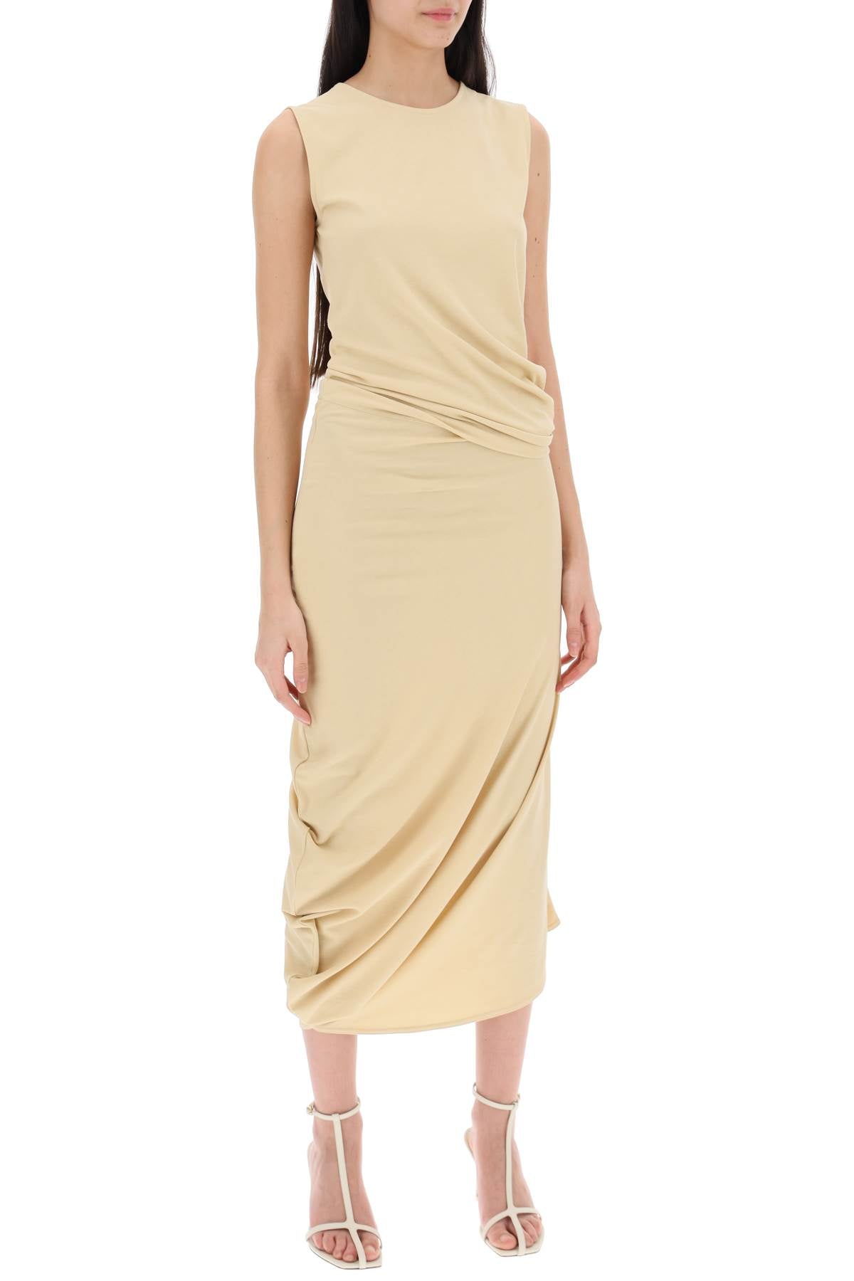 LEMAIRE twisted midi dress