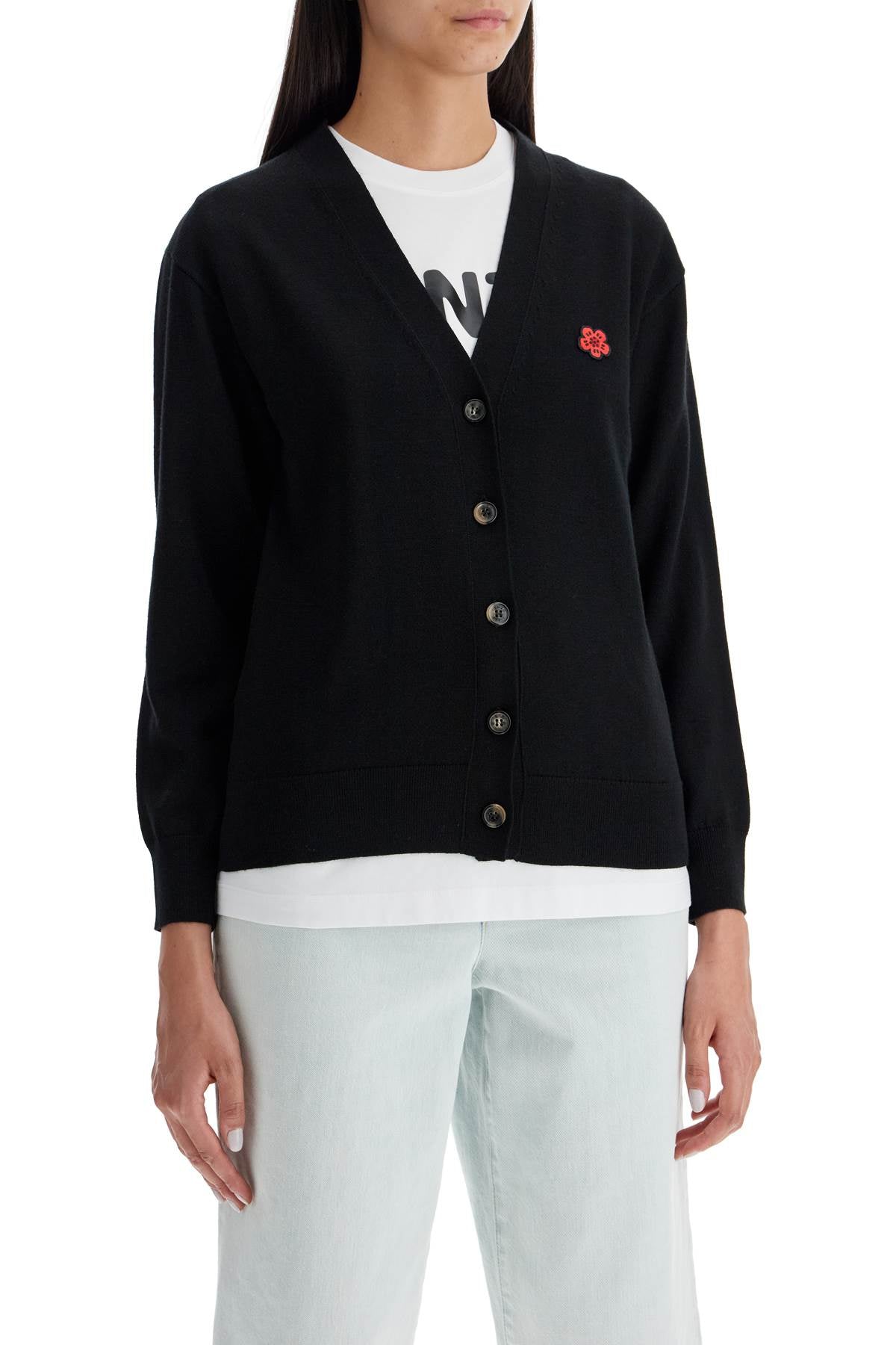 KENZO lightweight wool cardigan