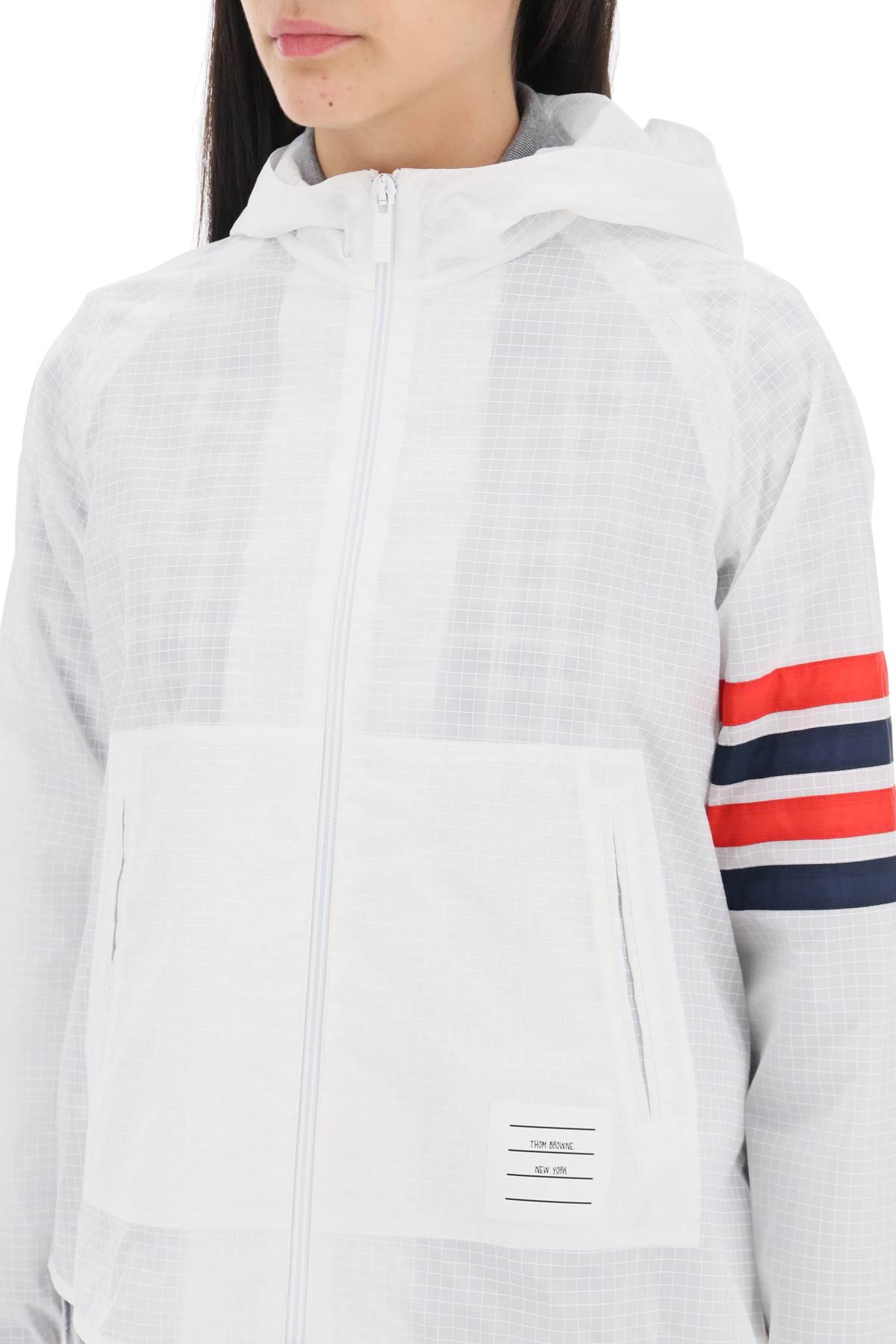 THOM BROWNE 4-bar jacket in ripstop