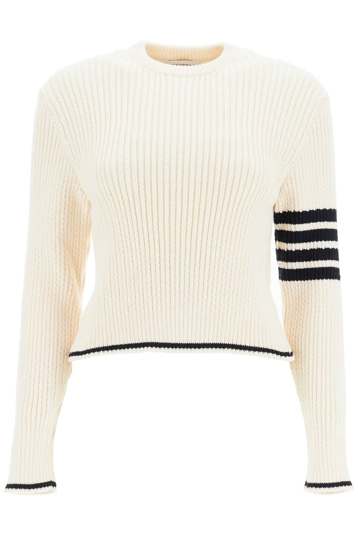 THOM BROWNE '4-bar virgin wool sweater