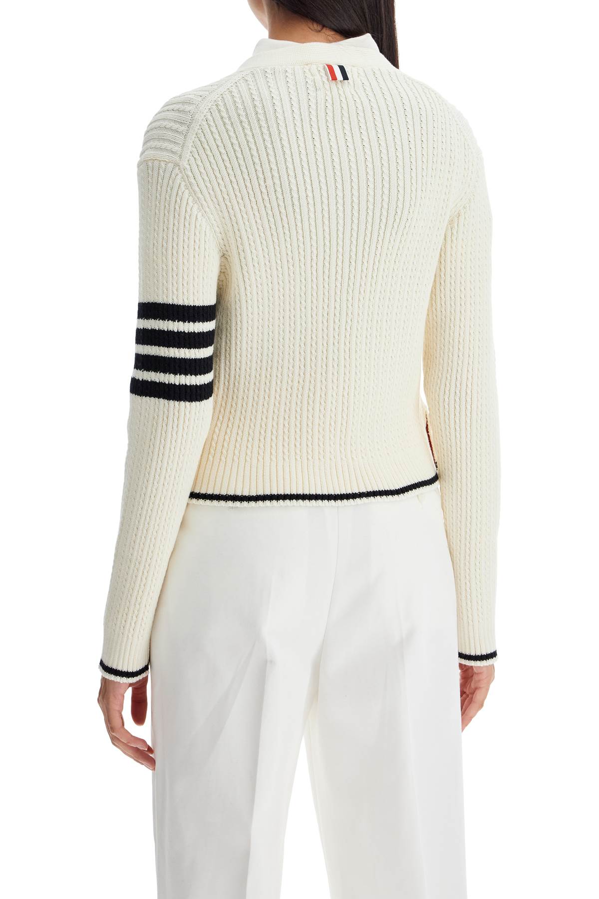 THOM BROWNE "merino wool 4-bar