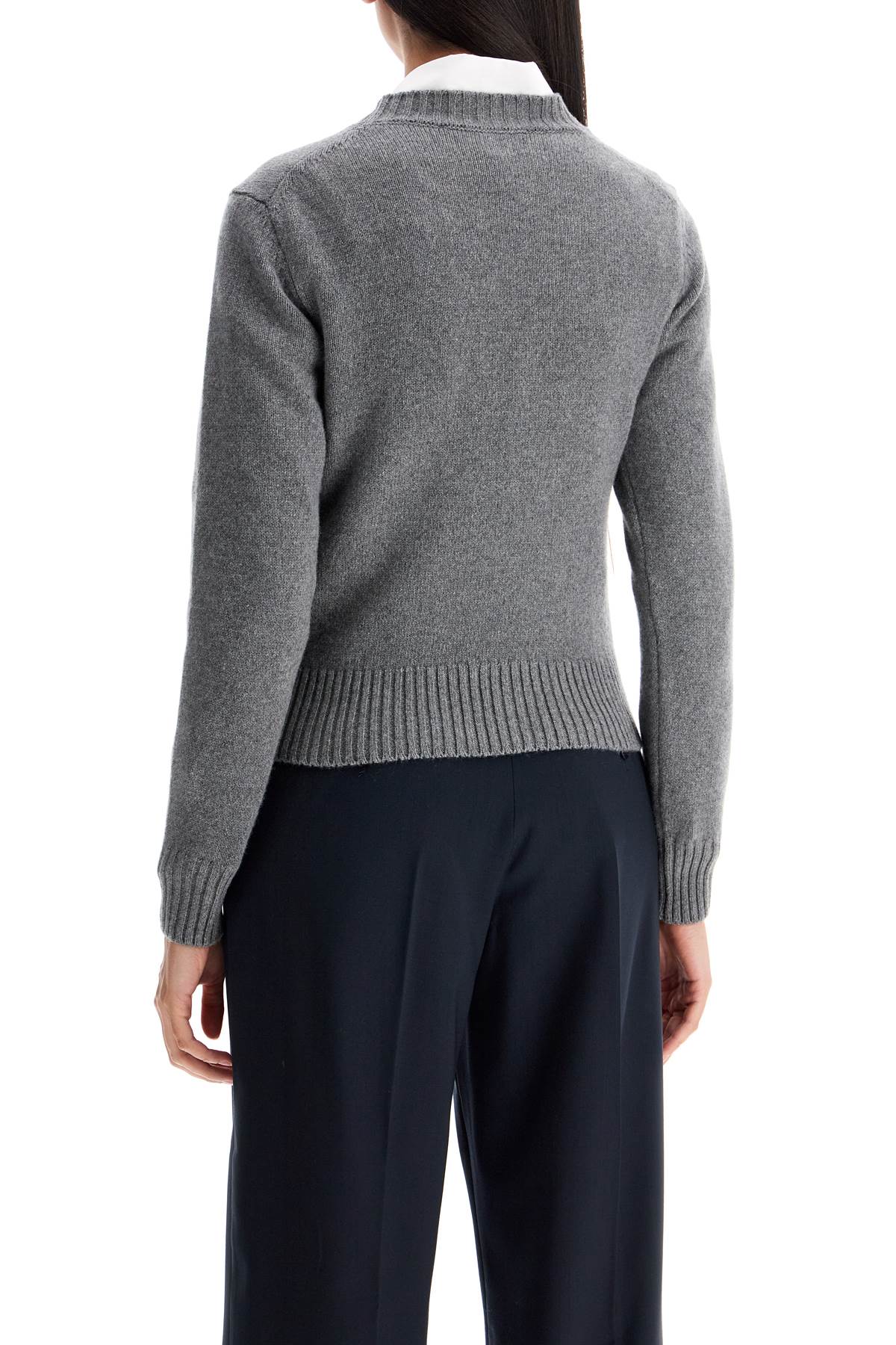 AMI ALEXANDRE MATIUSSI "cashmere and wool pullover