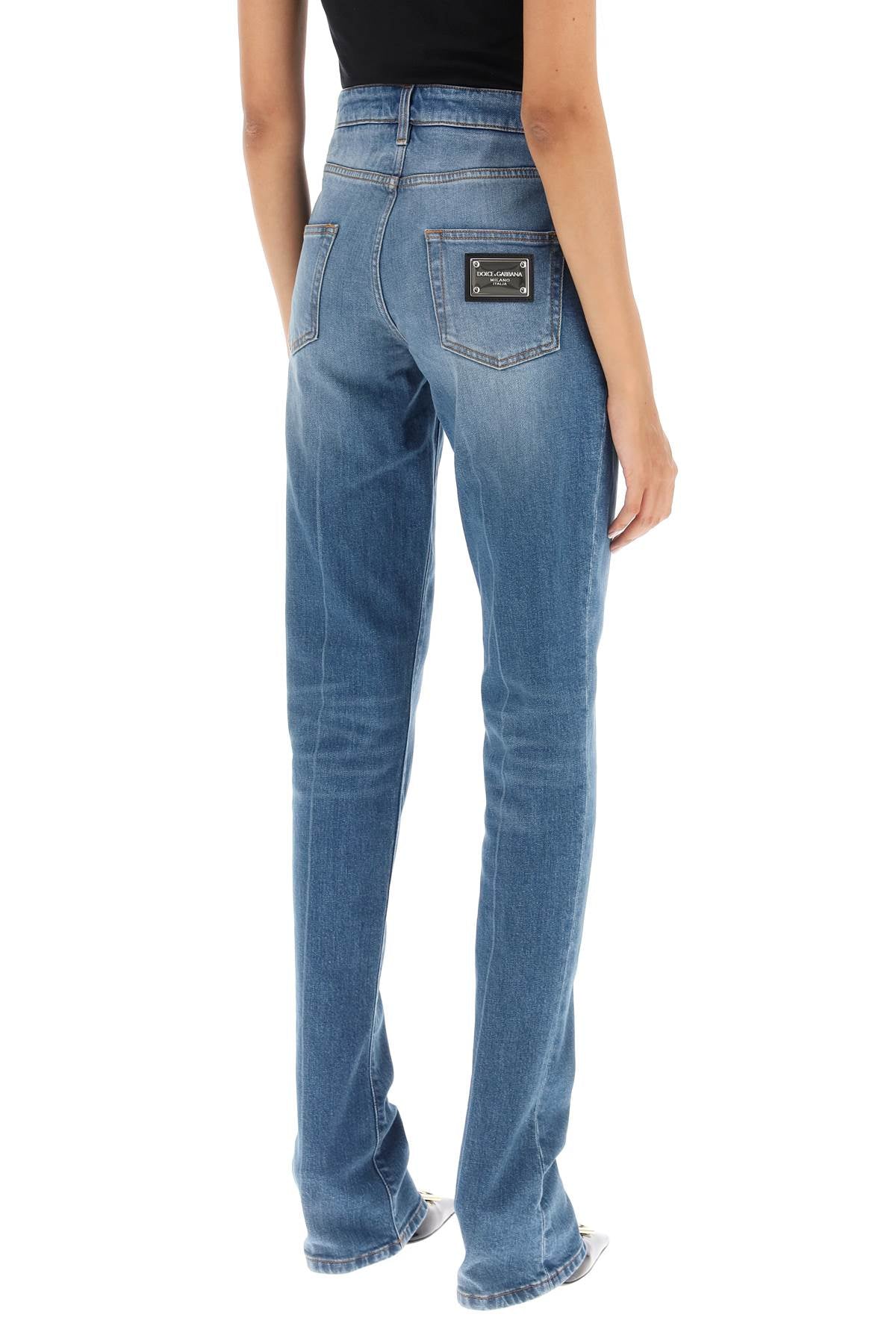 DOLCE & GABBANA low rise trumpet jeans