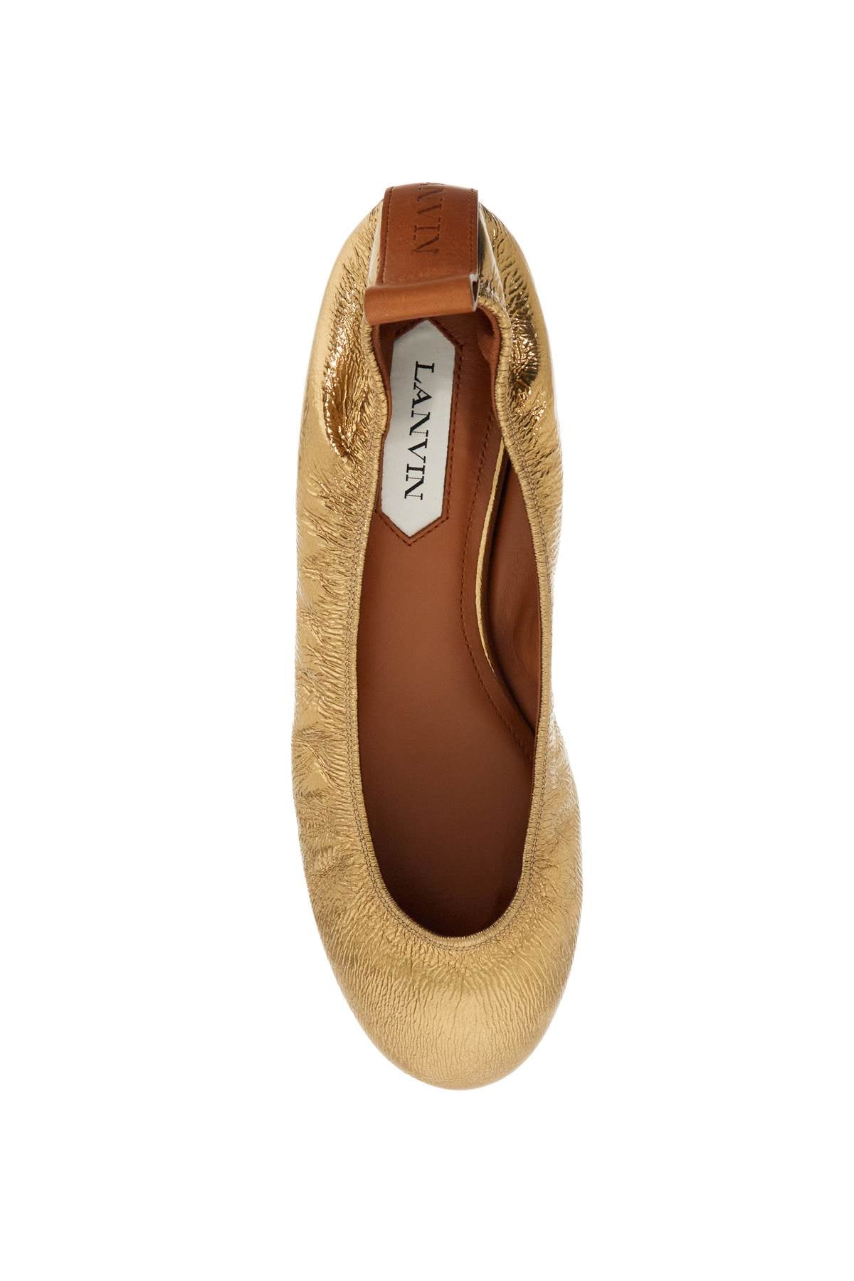 LANVIN laminate ballet