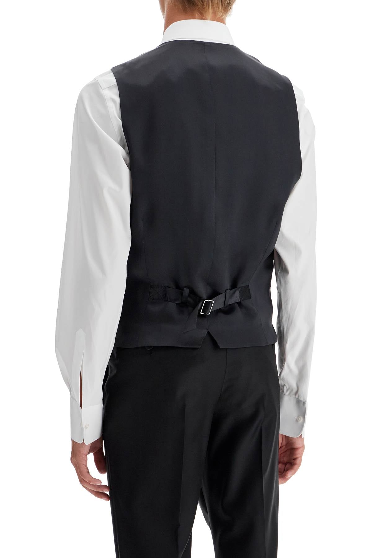 DOLCE & GABBANA sartorial satin waistcoat