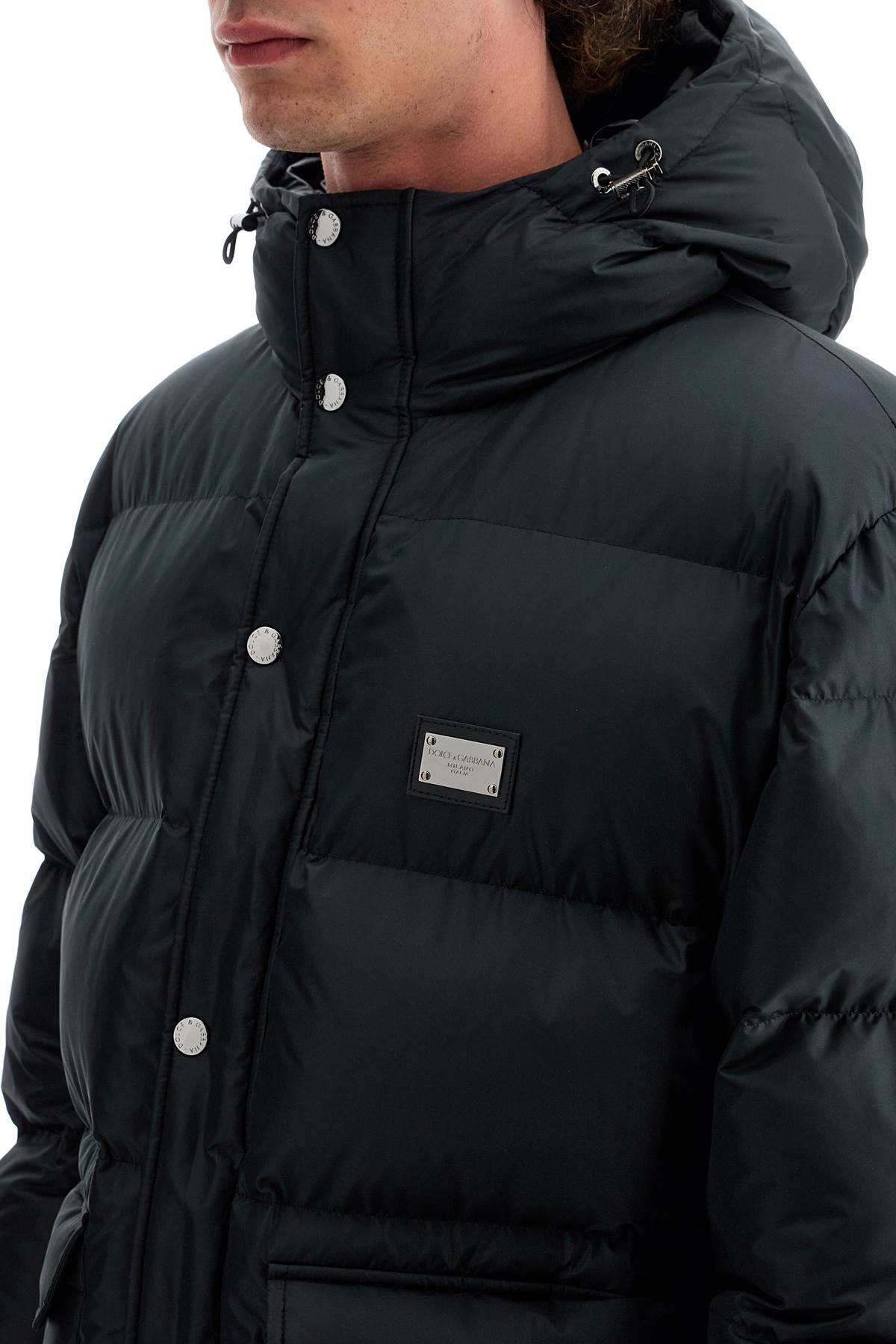 DOLCE & GABBANA padded jacket with hood