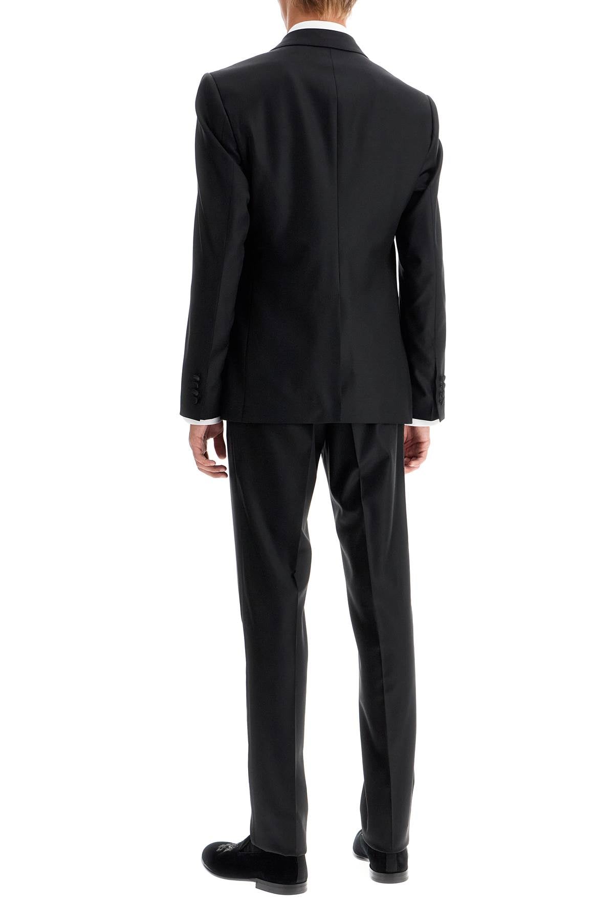 DOLCE & GABBANA wool and silk tuxedo suit