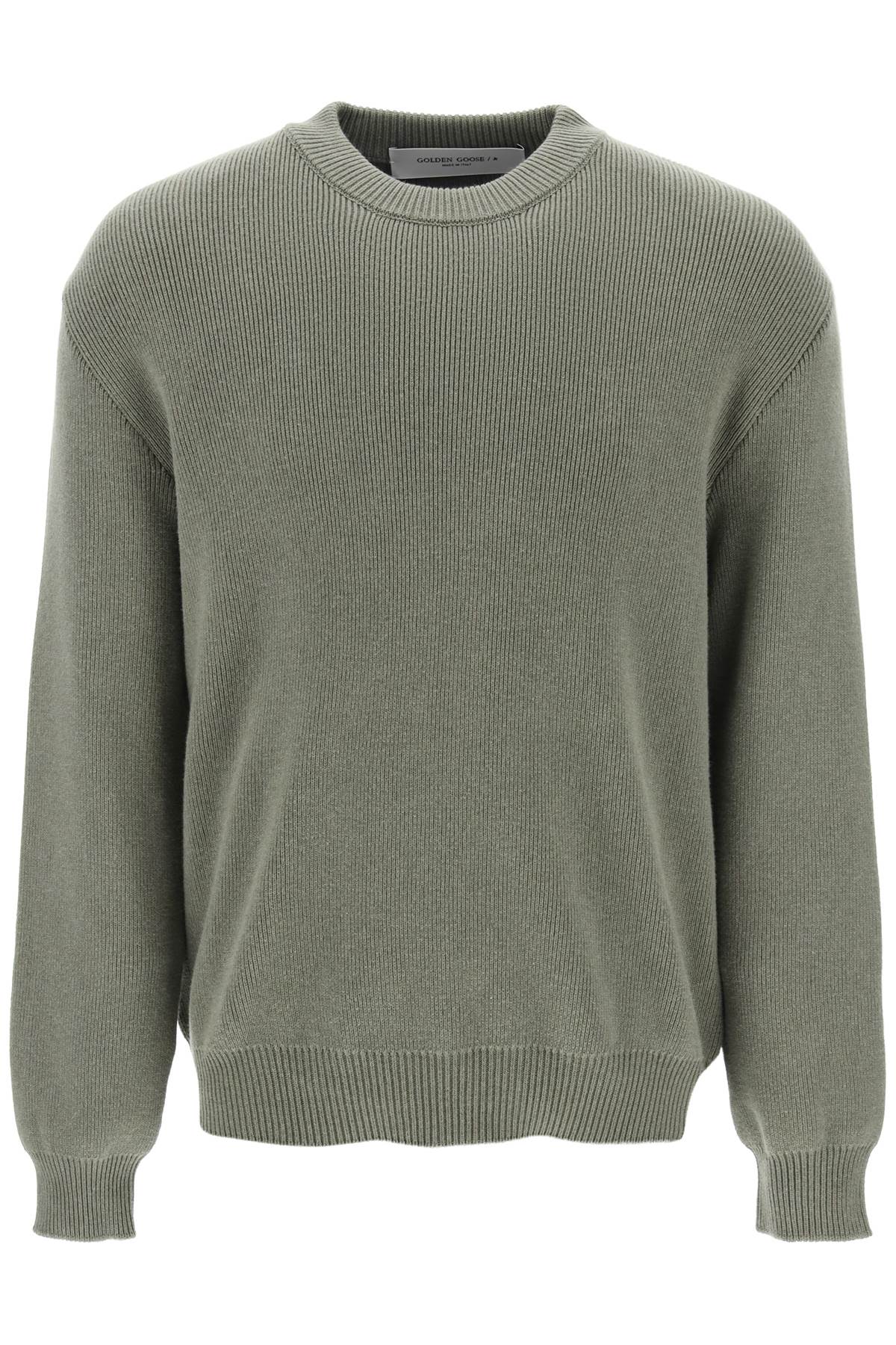 GOLDEN GOOSE davis cotton rib sweater