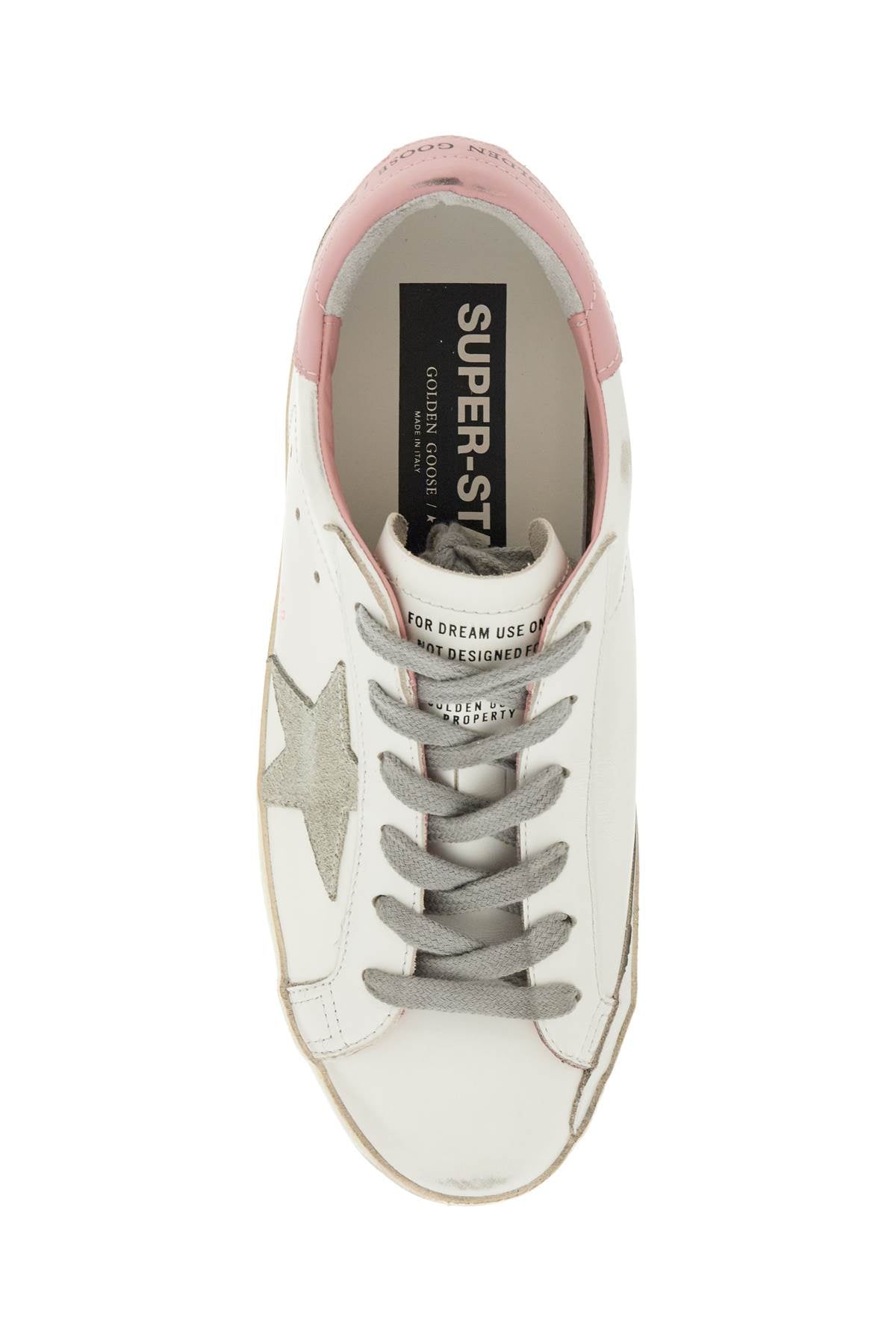 GOLDEN GOOSE leather super-star sneakers