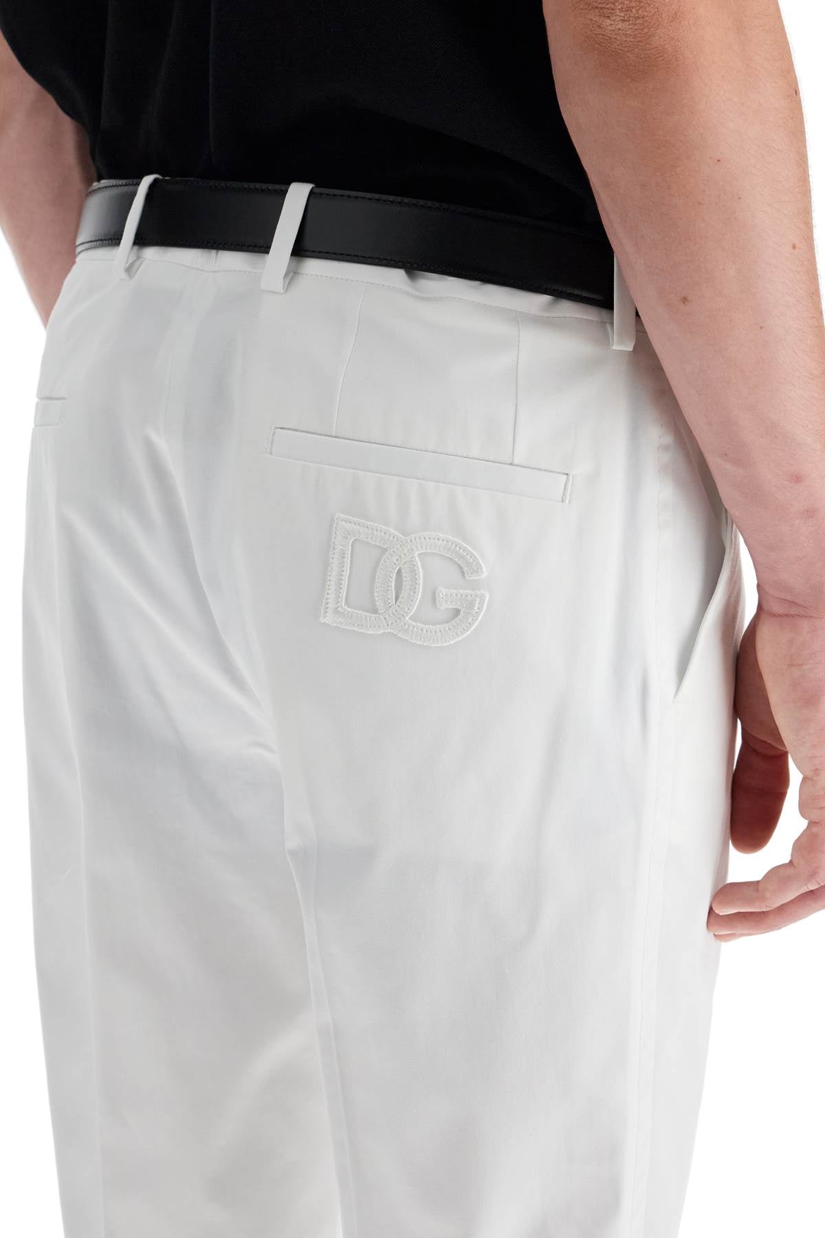 DOLCE & GABBANA stretch cotton bermuda shorts