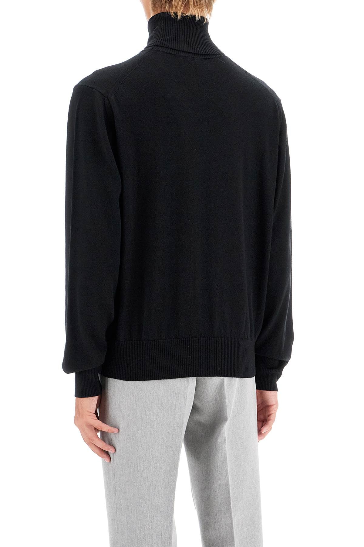 AMI ALEXANDRE MATIUSSI high-neck merino wool pullover sweater