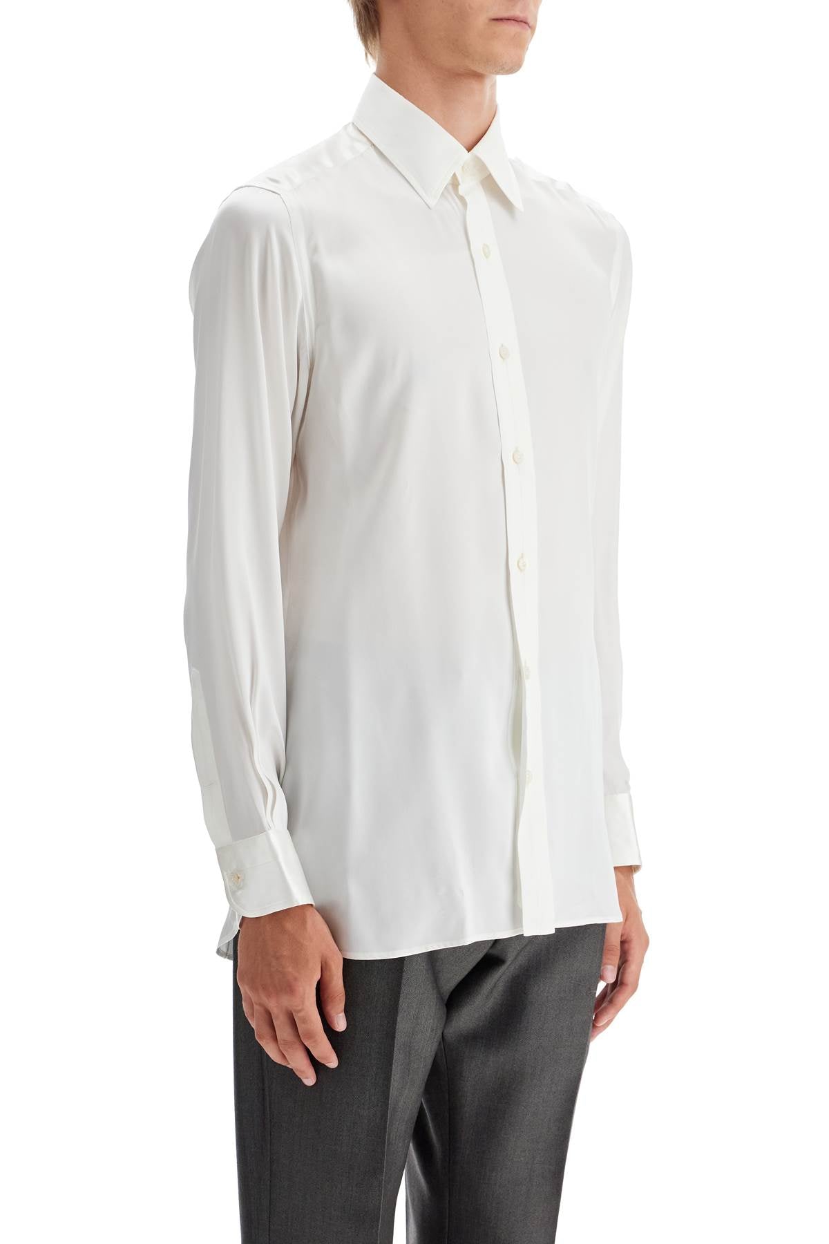 TOM FORD silk slim fit shirt